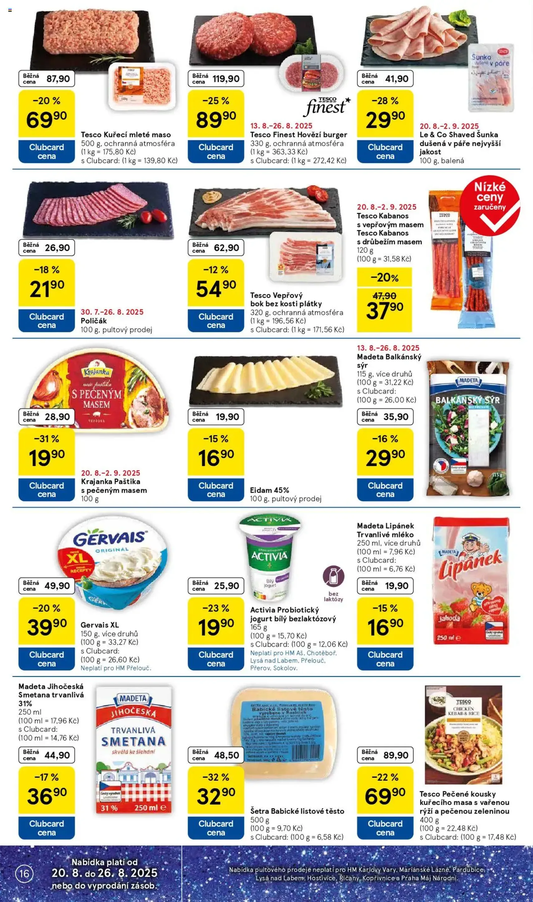Tesco leták - Hypermarket - platný leták od 20.08.2025 strana 16 z 34 Tesco leták - Hypermarket - platný leták od 20.08.2025 strana 16 z 34