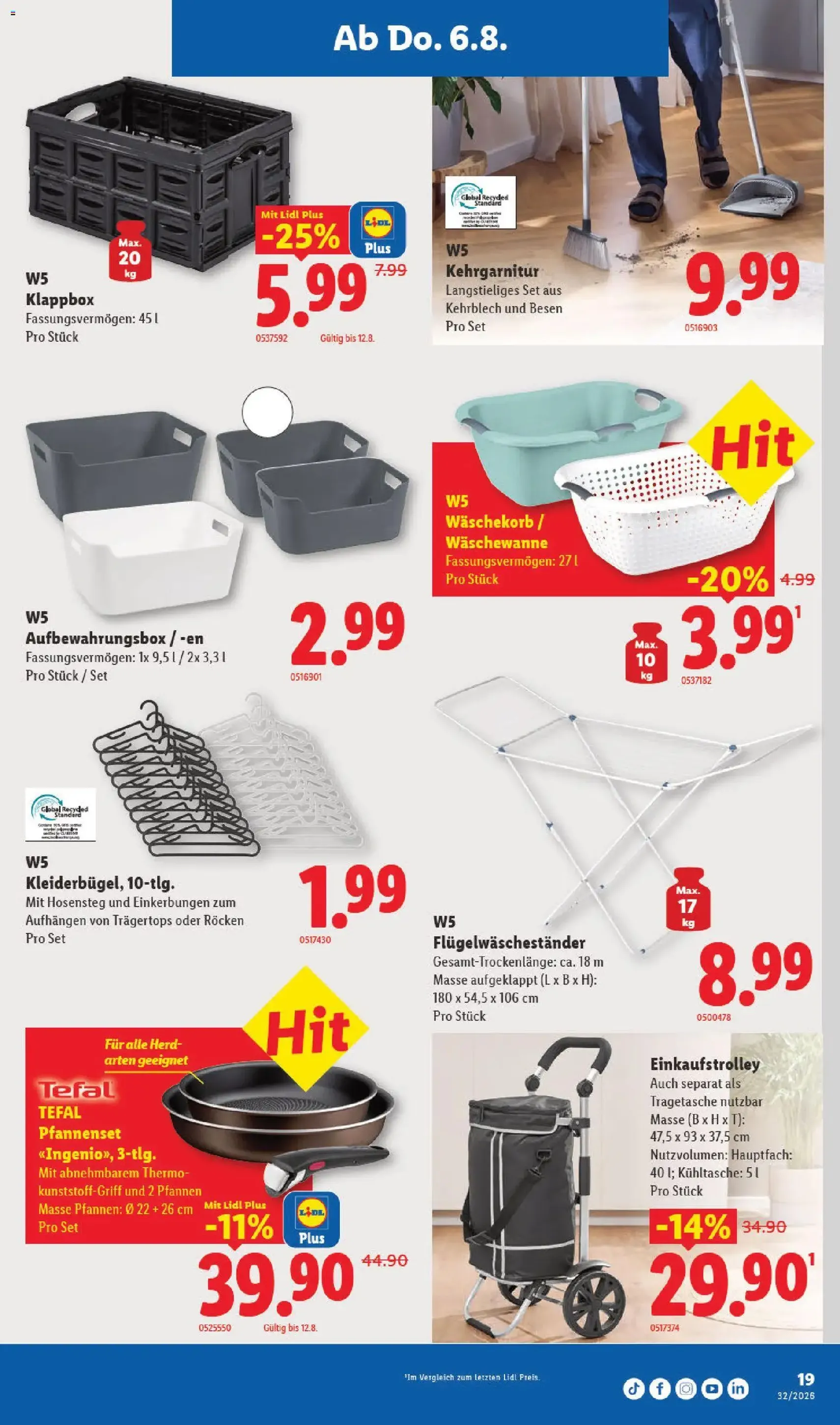 Lidl aktionen - Gültiger Prospekt ab 06.08.2026, Seite 19 von insgesamt 32