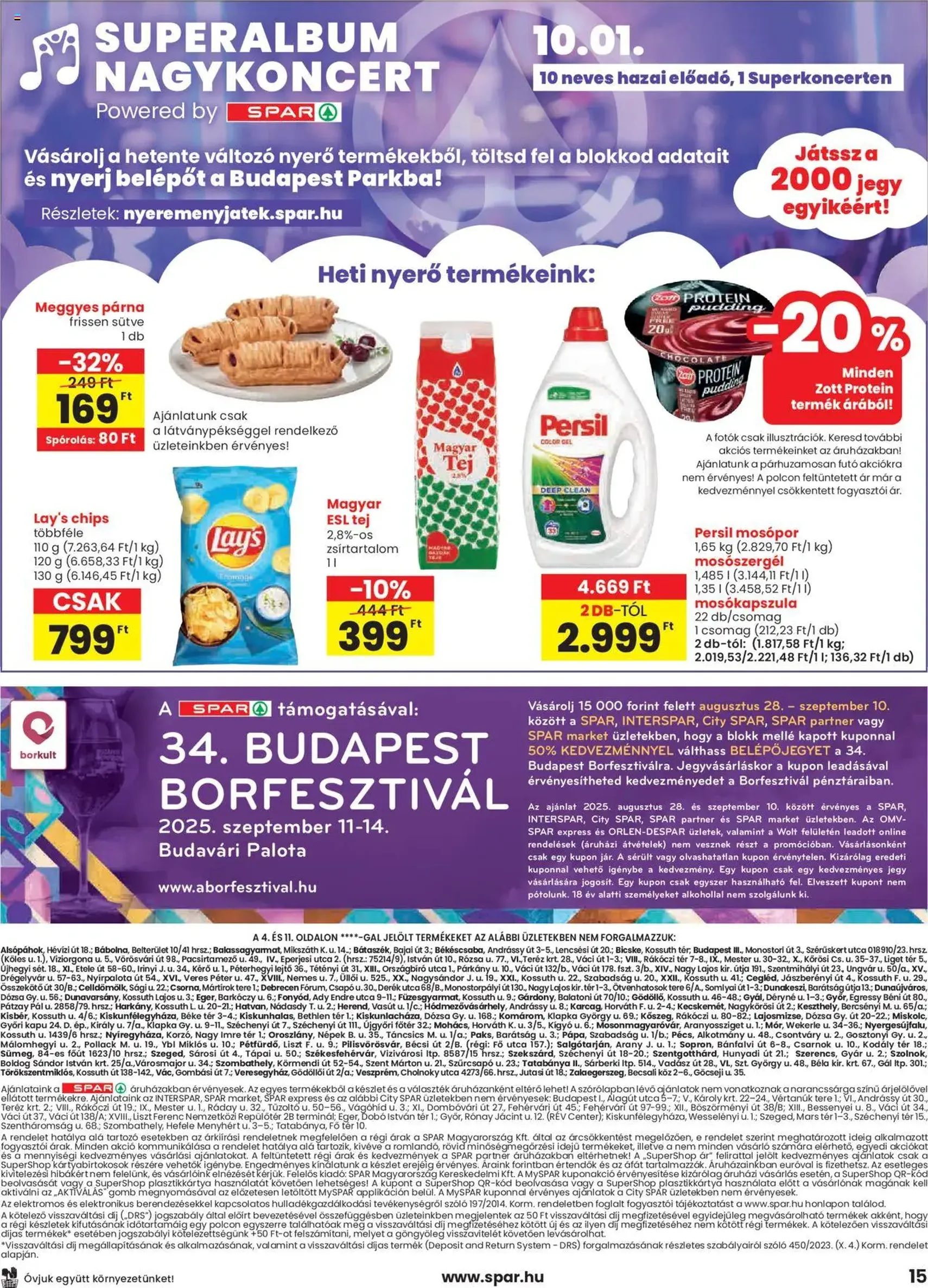 Spar Akciós újság - 2025.09.04. érvényes szórólap 15 oldal 16 oldalból Spar Akciós újság - 2025.09.04. érvényes szórólap 15 oldal 16 oldalból