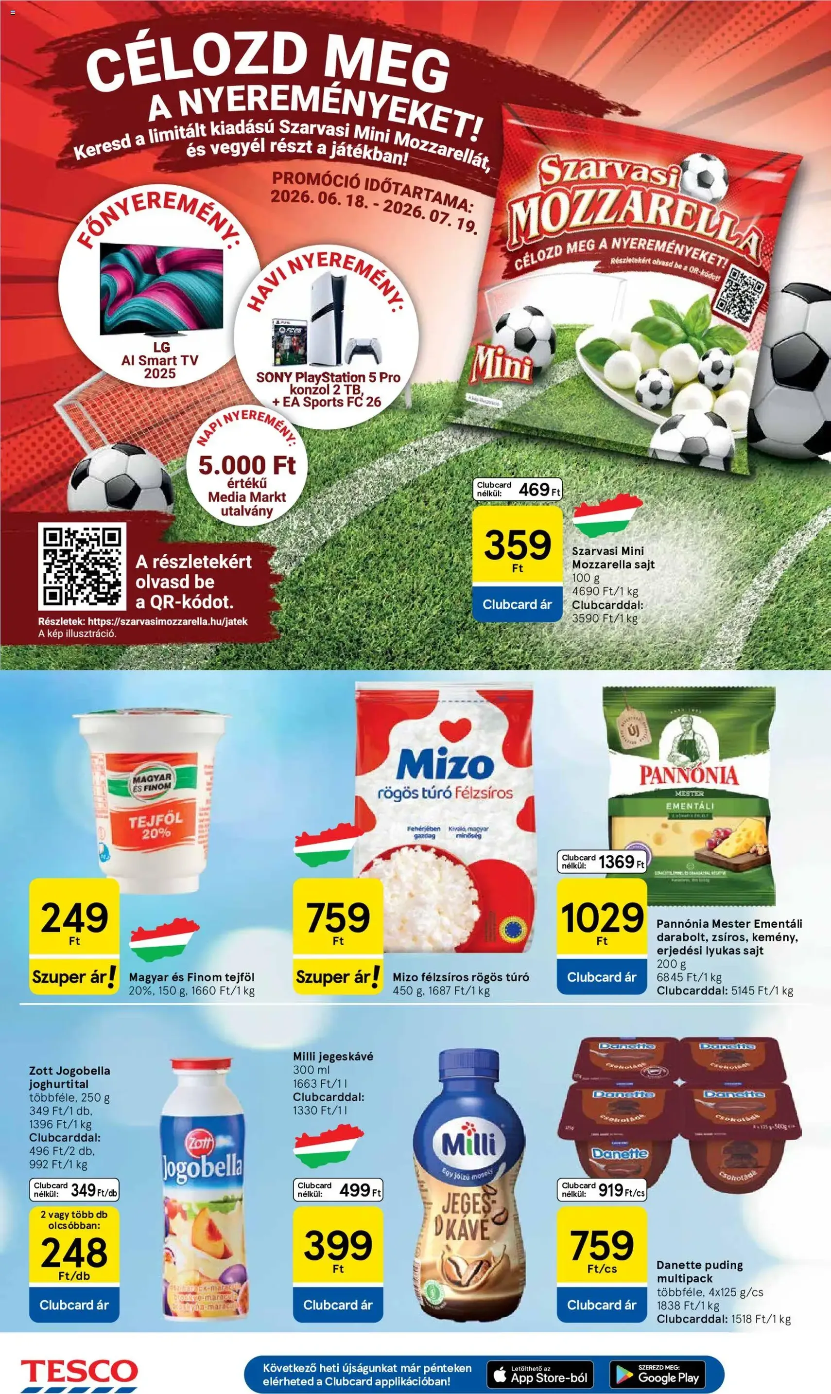 Tesco aktuális akciós újság - 2026.06.25. érvényes szórólap 18 oldal 30 oldalból