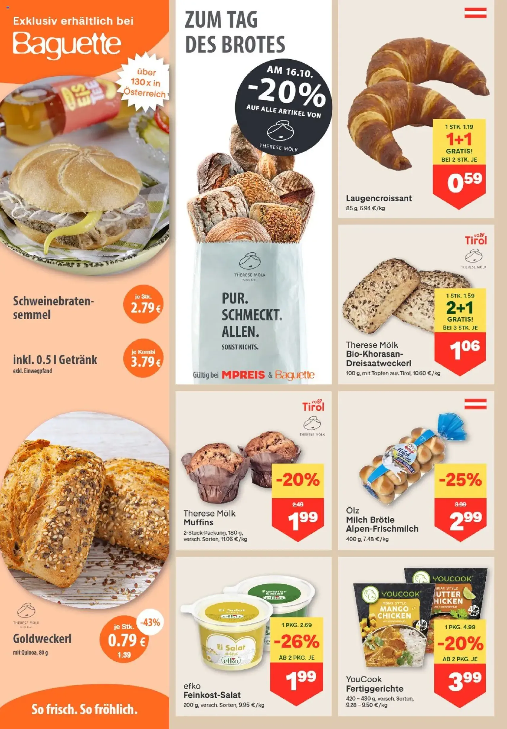 MPREIS Flugblatt - Gültiger Prospekt ab 15.10.2026, Seite 4 von insgesamt 16