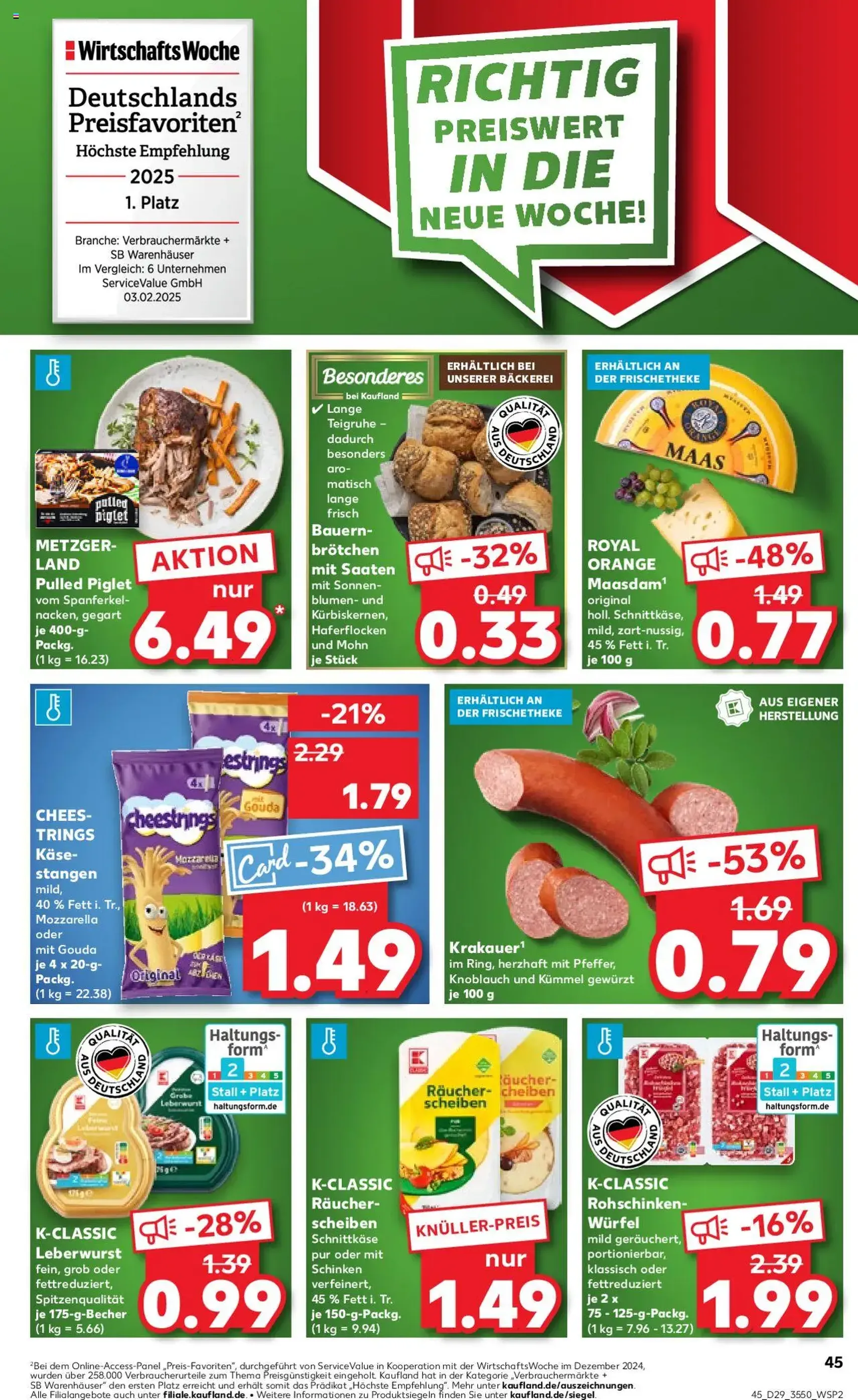 Kaufland Prospekt - Gültiger Prospekt ab 17.07.2025, Seite 45 von insgesamt 54 Kaufland Prospekt - Gültiger Prospekt ab 17.07.2025, Seite 45 von insgesamt 54