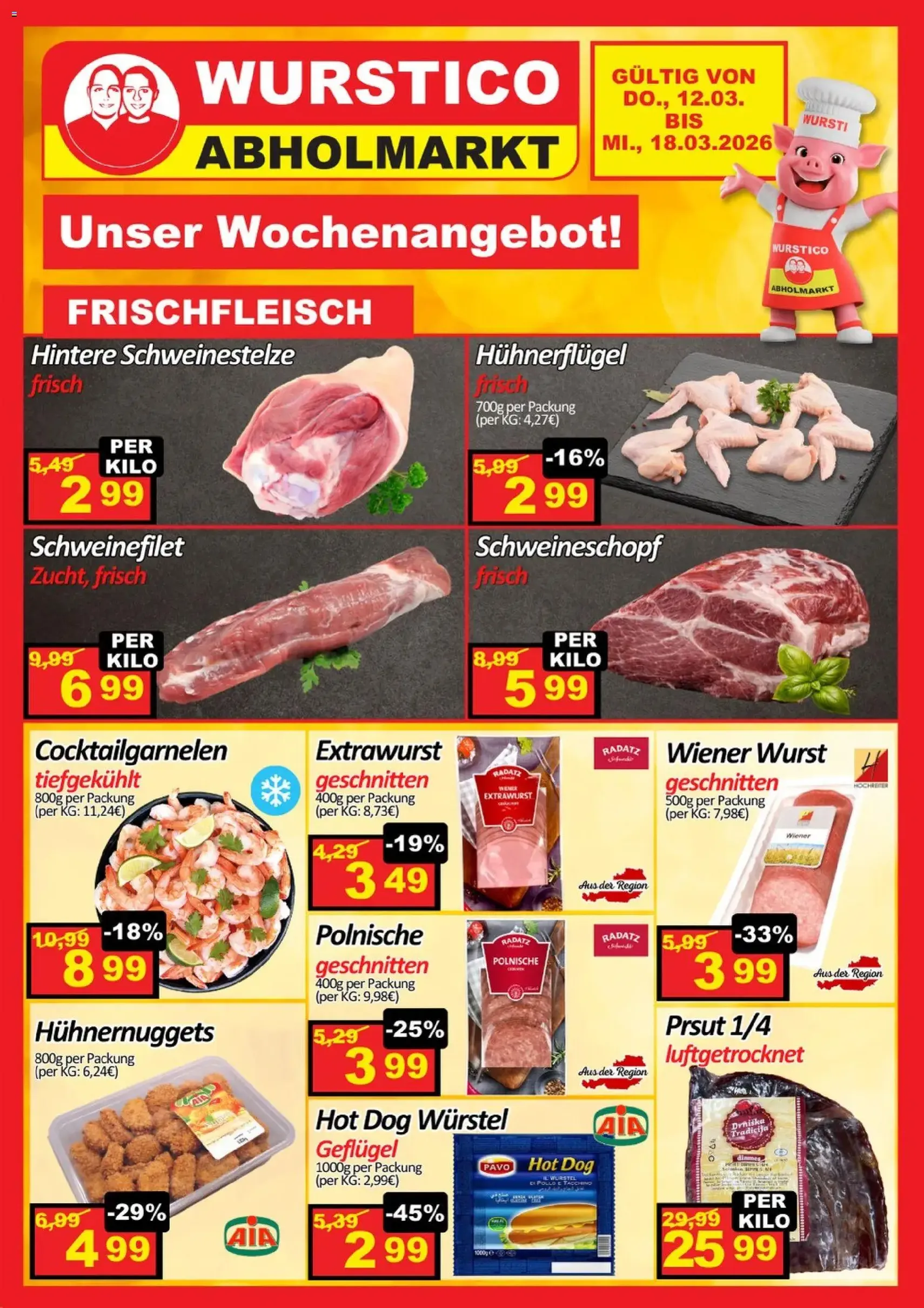 Wurstico Abholmarkt Flugblatt - Gültiger Prospekt ab 19.03.2026, Seite 5 von insgesamt 8