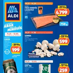Aldi Black Friday - szórólap előnézete érvényes 2025.11.27. -tól