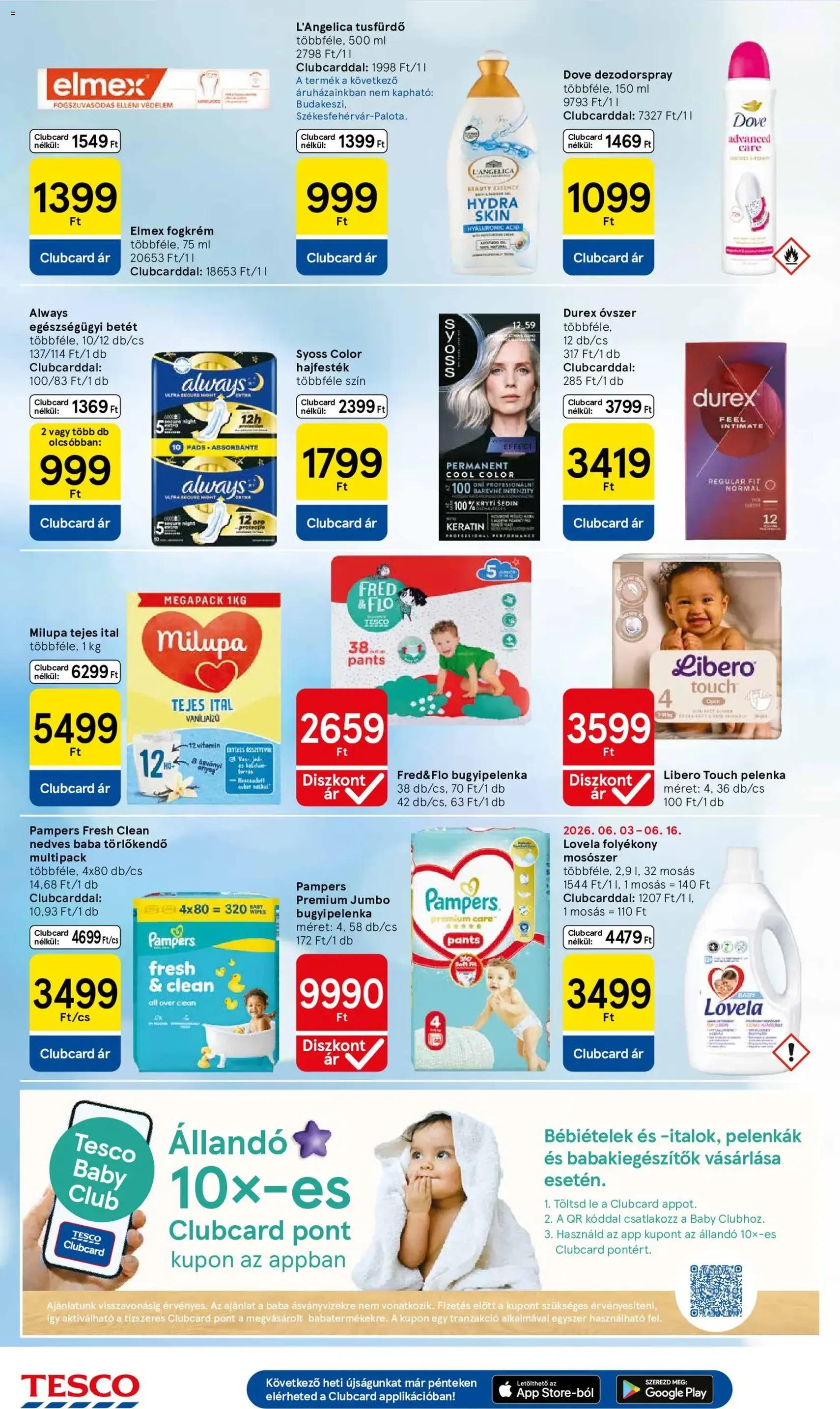 Tesco aktuális akciós újság - 2026.06.11. érvényes szórólap 10 oldal 36 oldalból