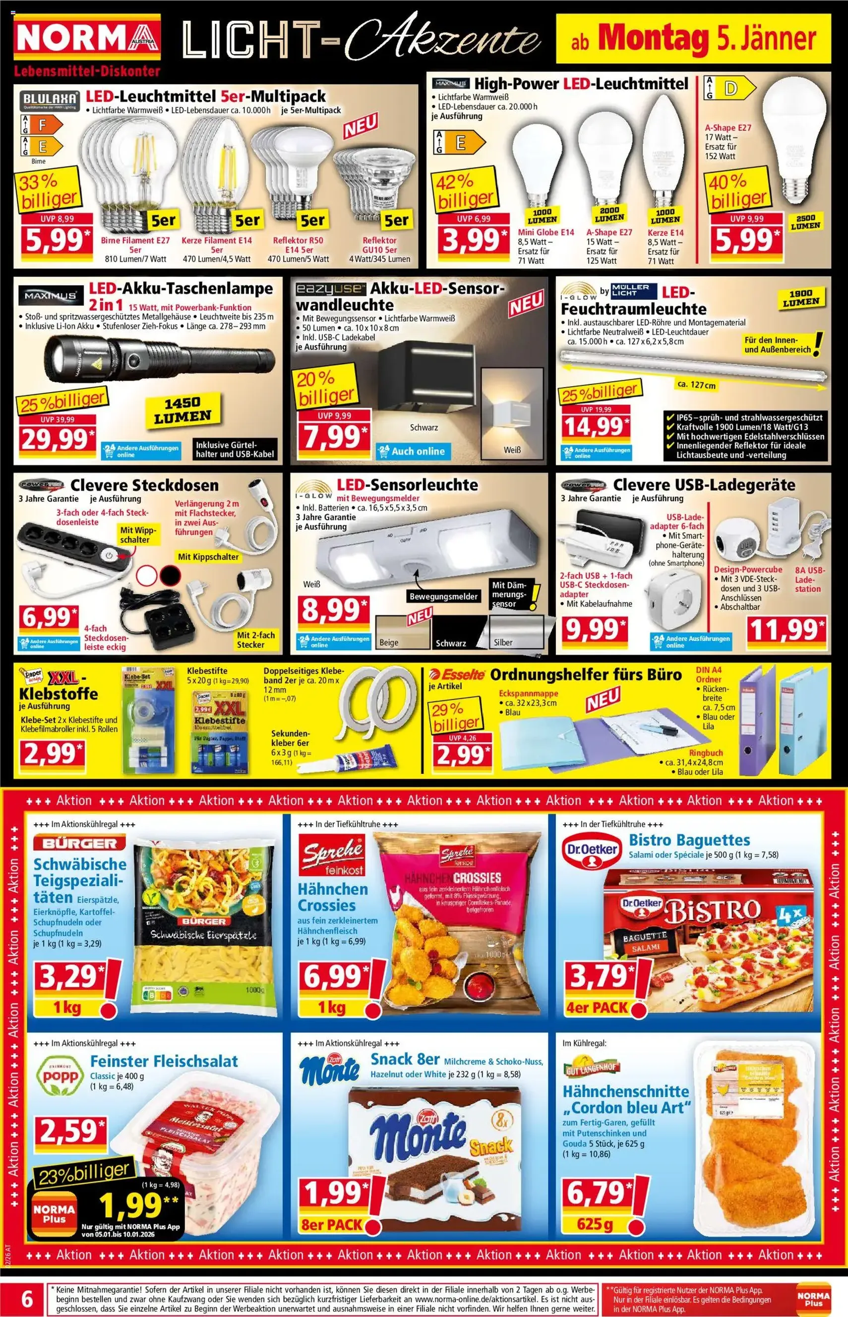 Norma Flugblatt - Gültiger Prospekt ab 05.01.2025, Seite 6 von insgesamt 20