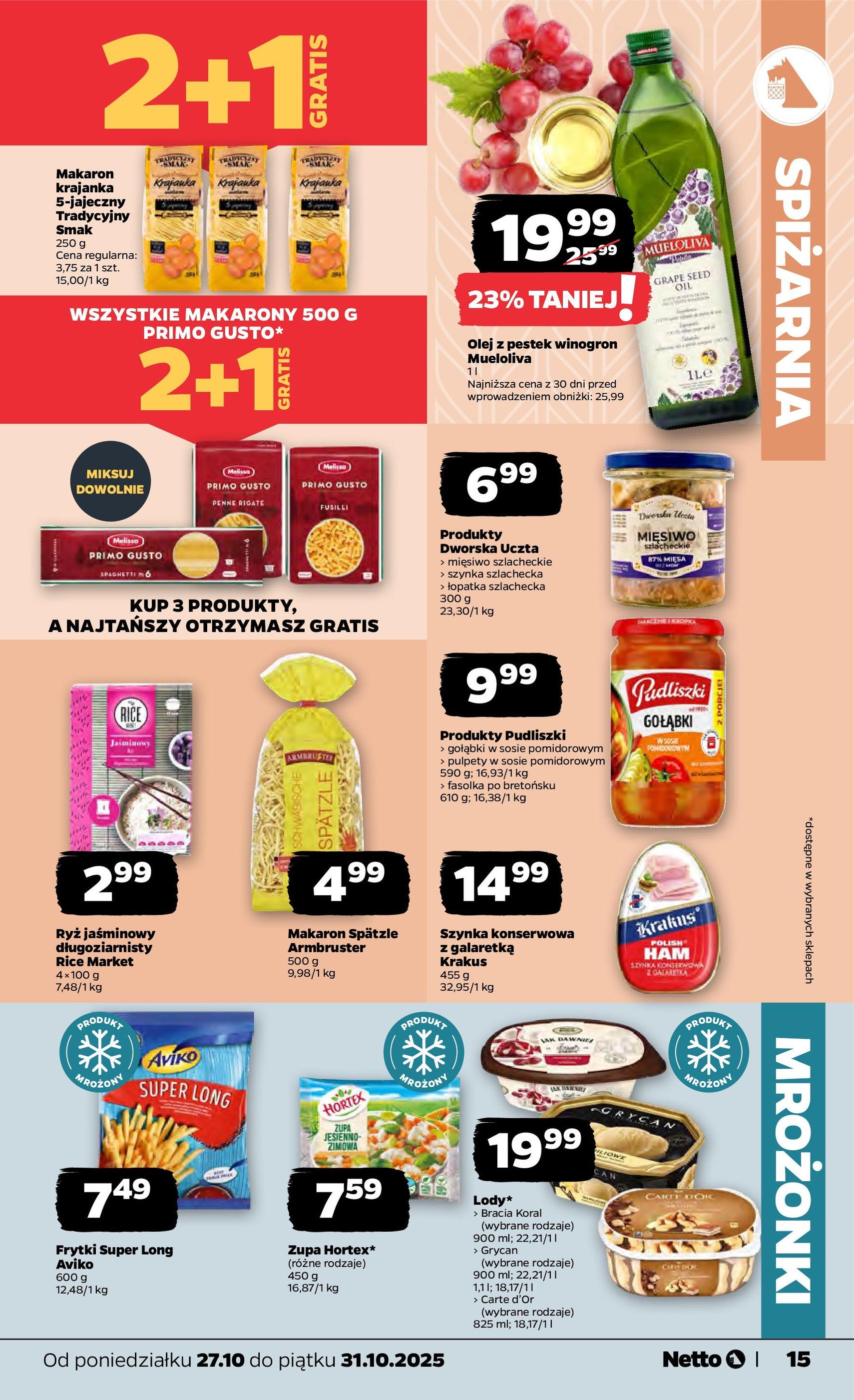 Netto gazetka - Spożywcza - ważny gazetka od 27.10.2025 strona 15 z 32 Netto gazetka - Spożywcza - ważny gazetka od 27.10.2025 strona 15 z 32