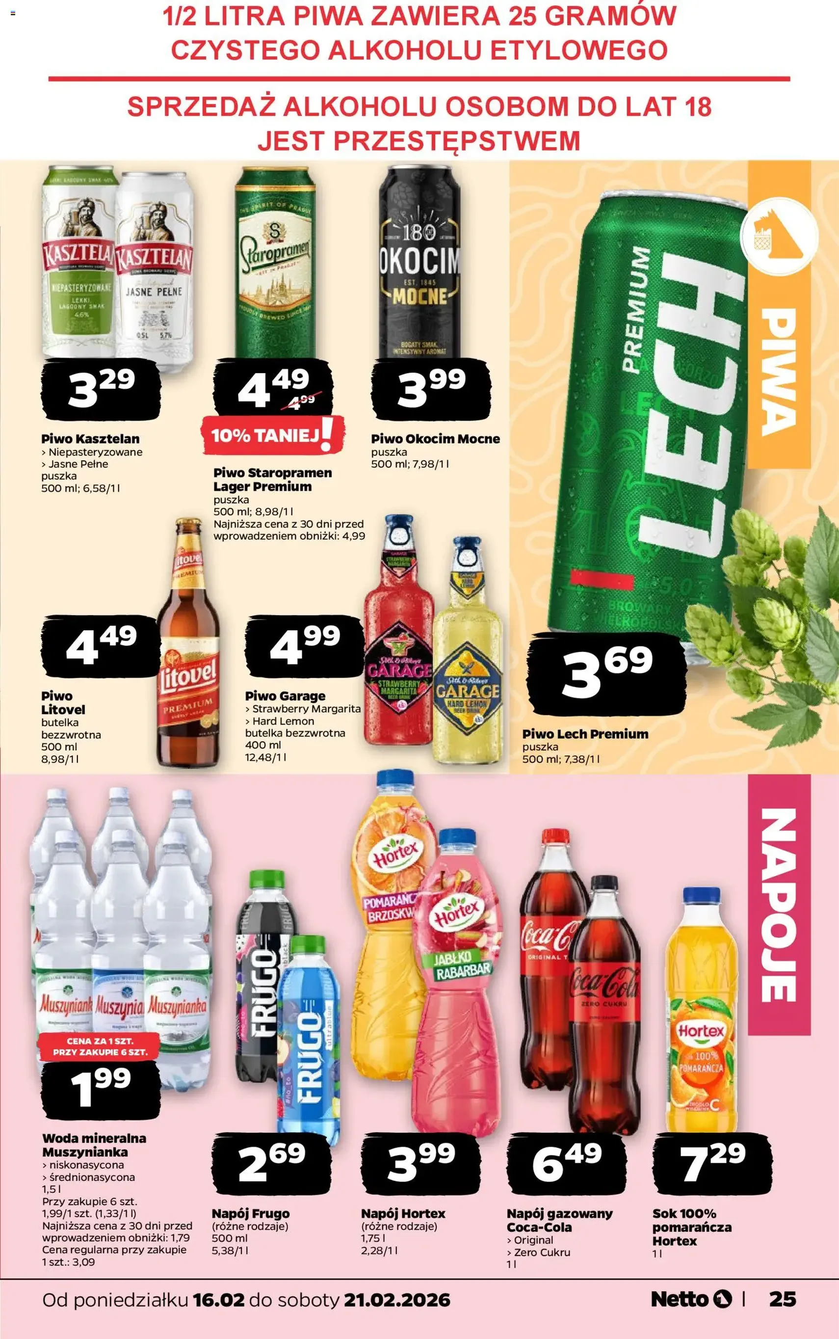 Netto gazetka - Spożywcza - ważny gazetka od 16.02.2026 strona 25 z 33