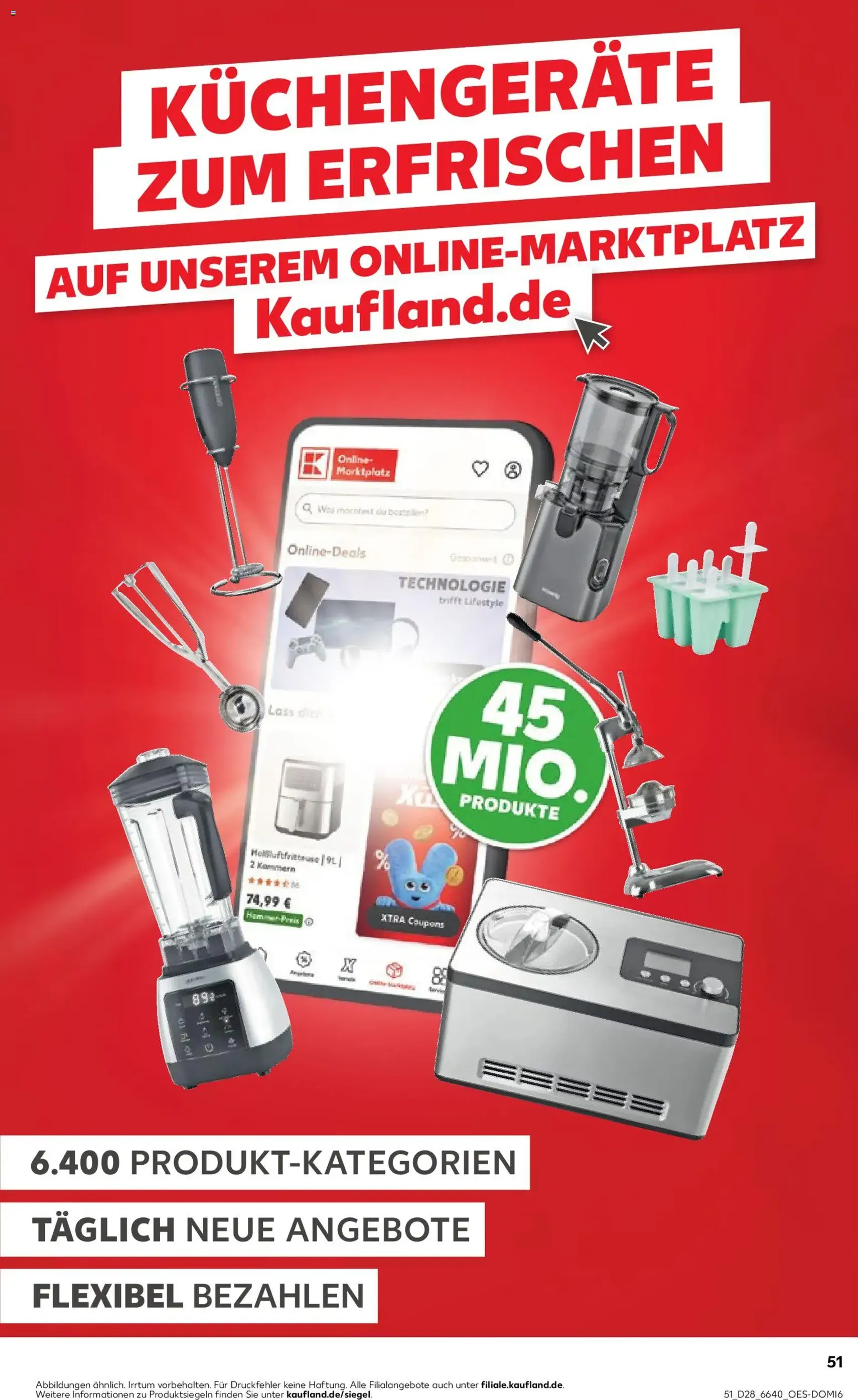 Kaufland Prospekt - Gültiger Prospekt ab 09.07.2026, Seite 51 von insgesamt 52