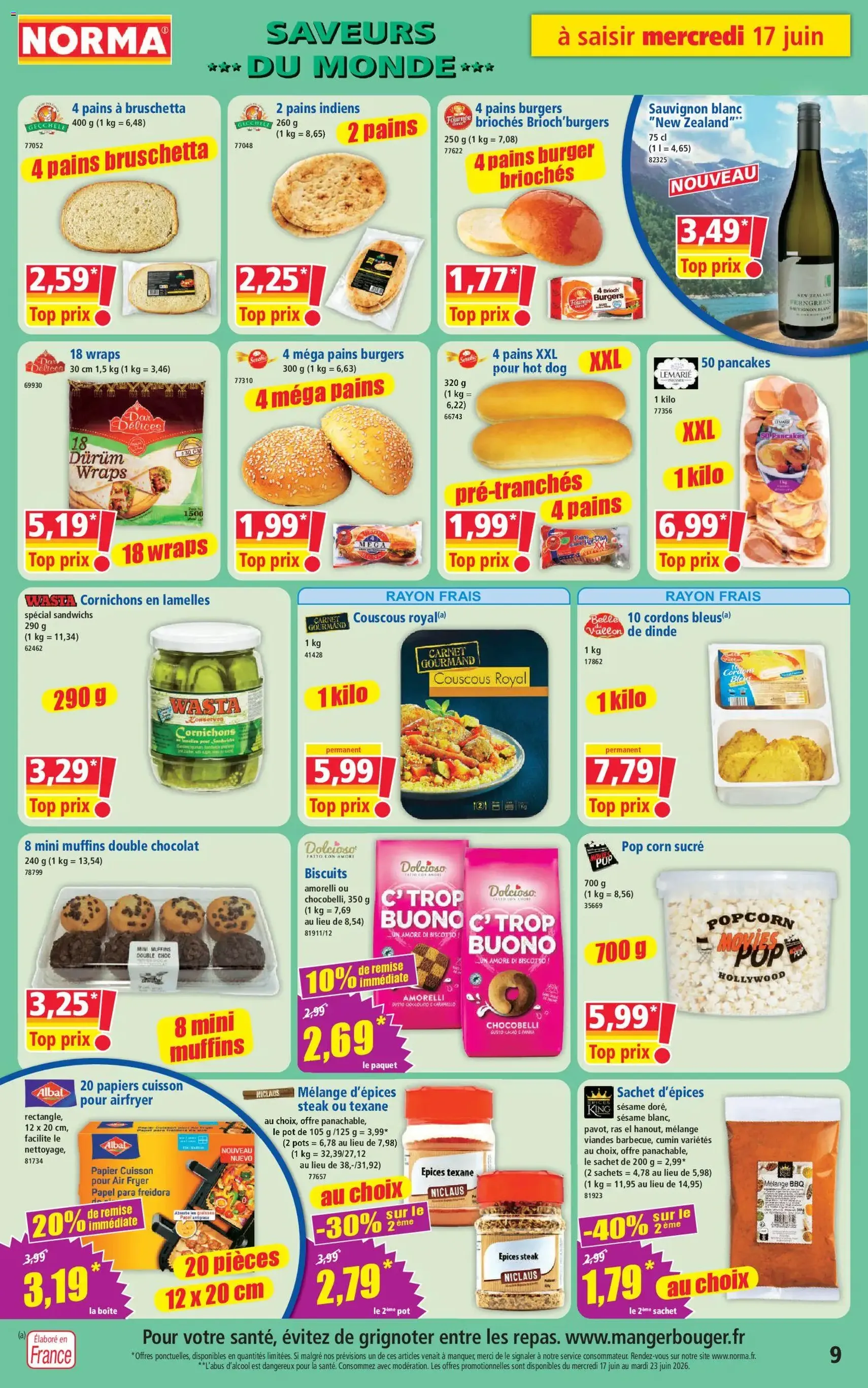 Norma catalogue - brochure valable à partir du 17/06/2026, page 9 sur 12
