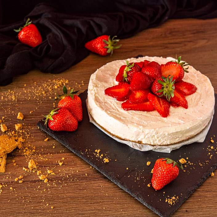 Tarta de queso philadelphia casera al horno