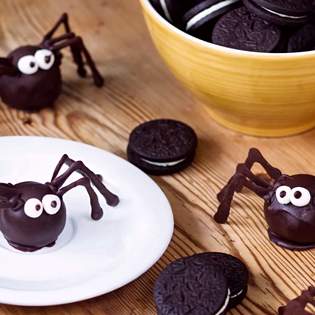 Recipe preview Halloween gluten-free chocolate spider recipe