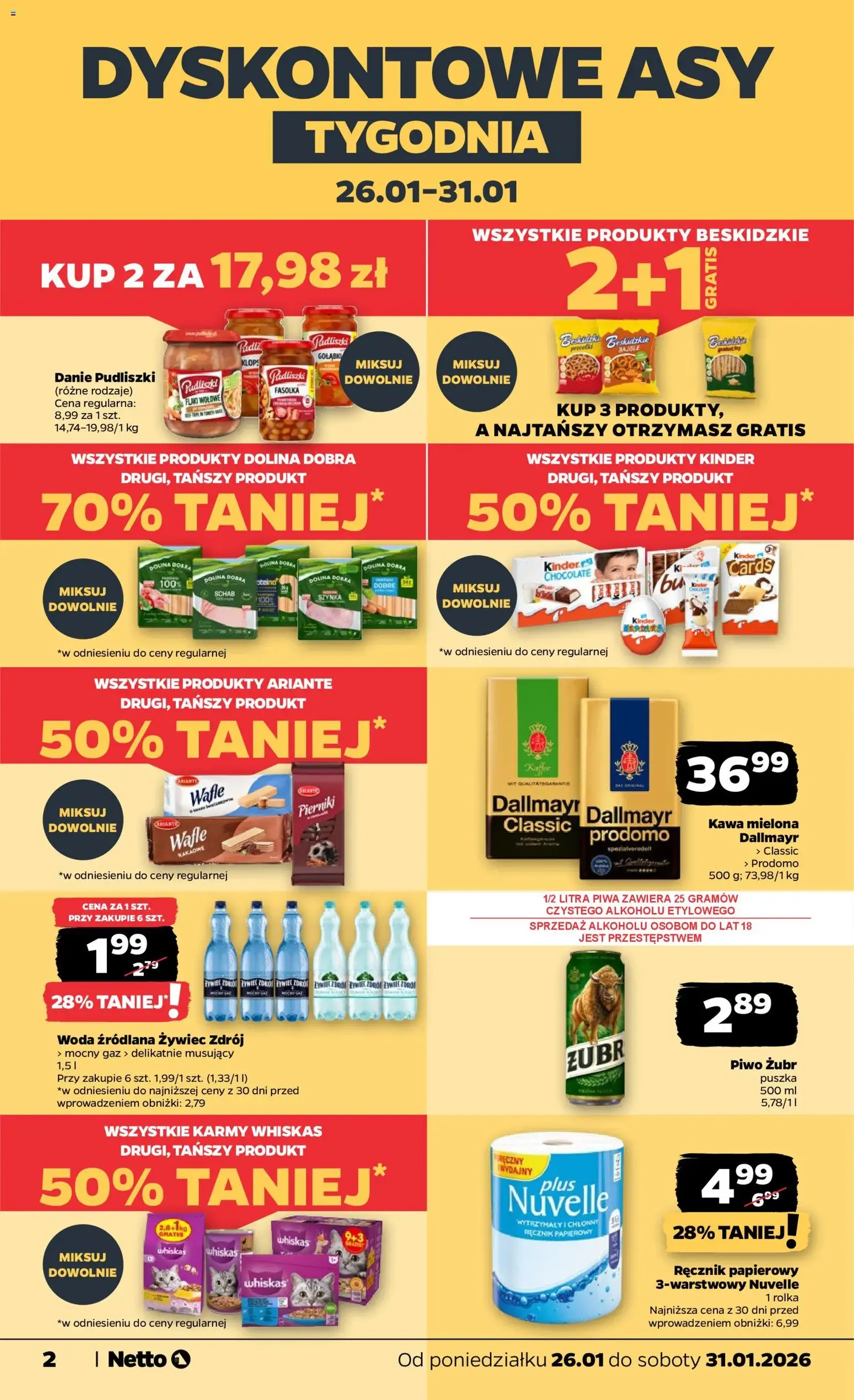 Netto gazetka - Spożywcza - ważny gazetka od 26.01.2026 strona 2 z 30