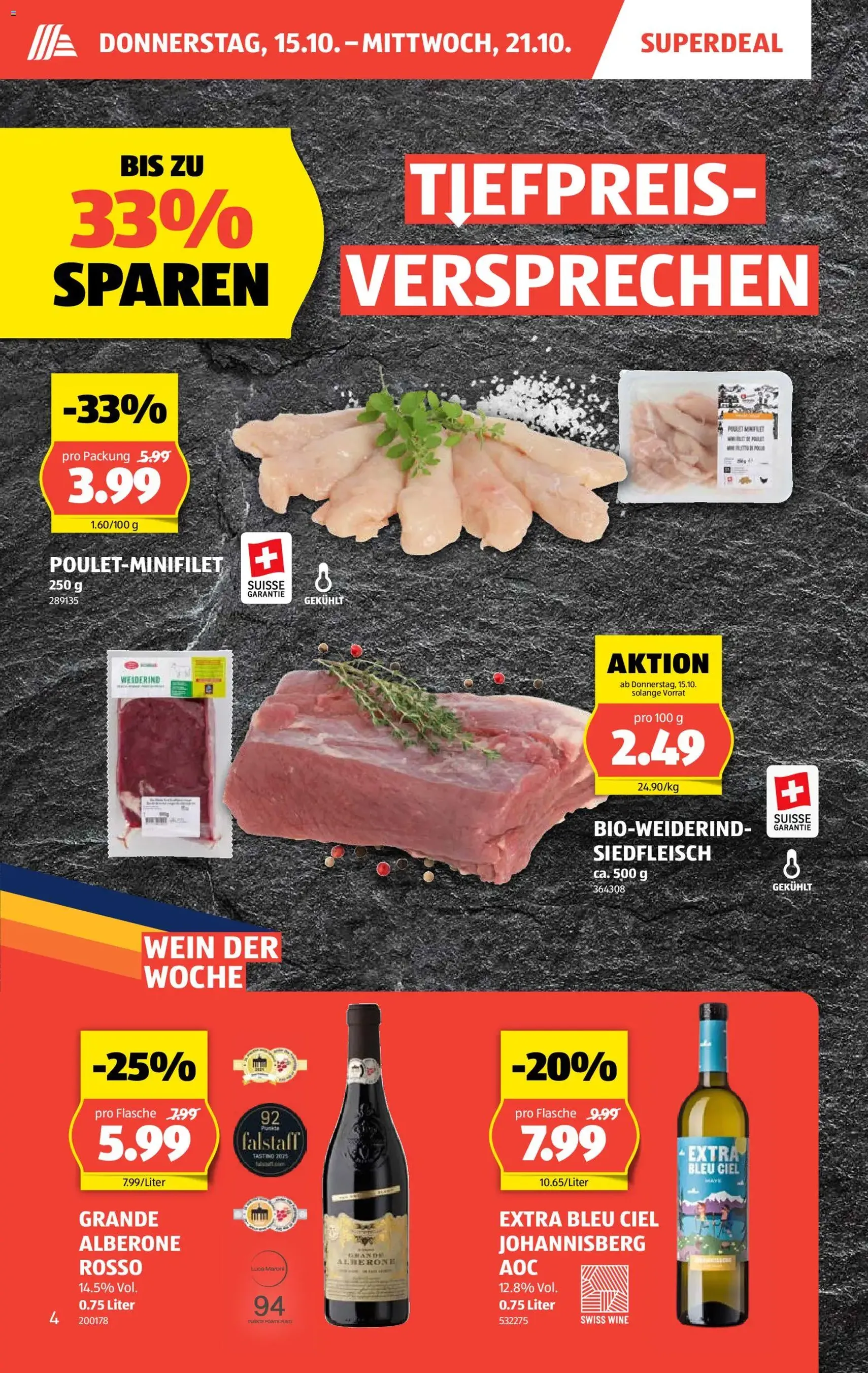 Aldi aktionen - Gültiger Prospekt ab 15.10.2026, Seite 4 von insgesamt 38