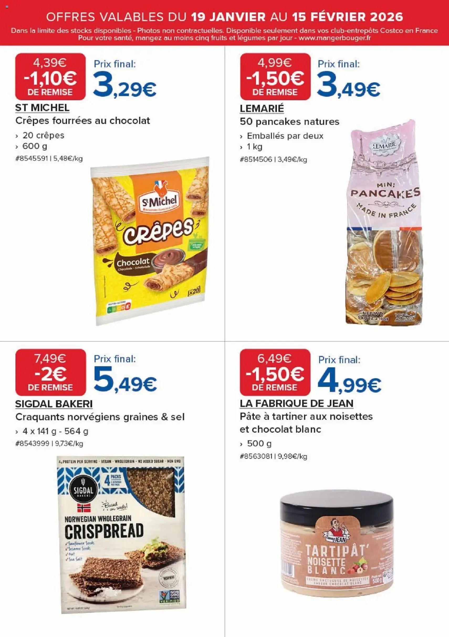 Costco catalogue - brochure valable à partir du 19/01/2026, page 4 sur 20