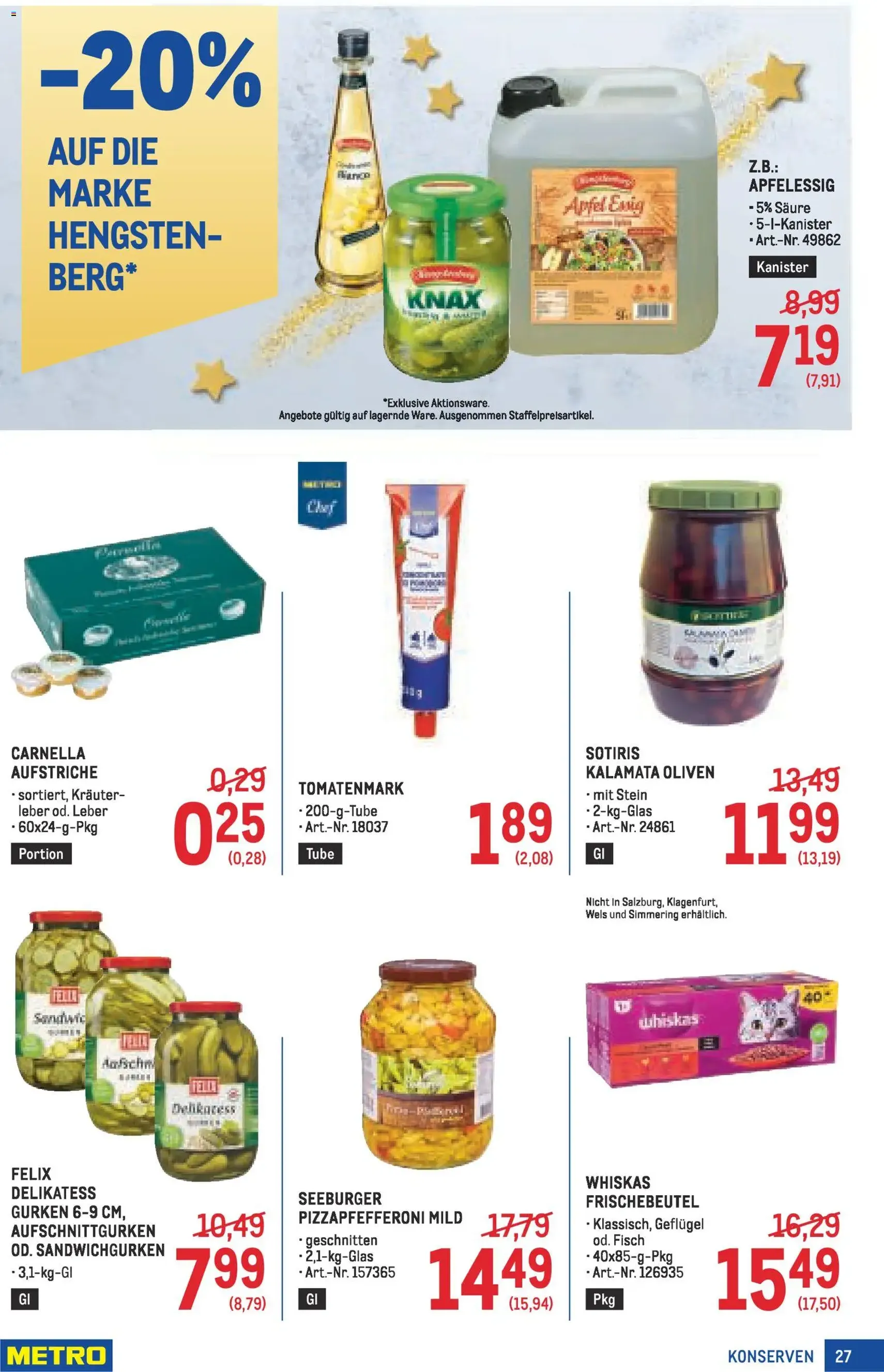 Metro angebote Profi - Gültiger Prospekt ab 13.11.2025, Seite 27 von insgesamt 64