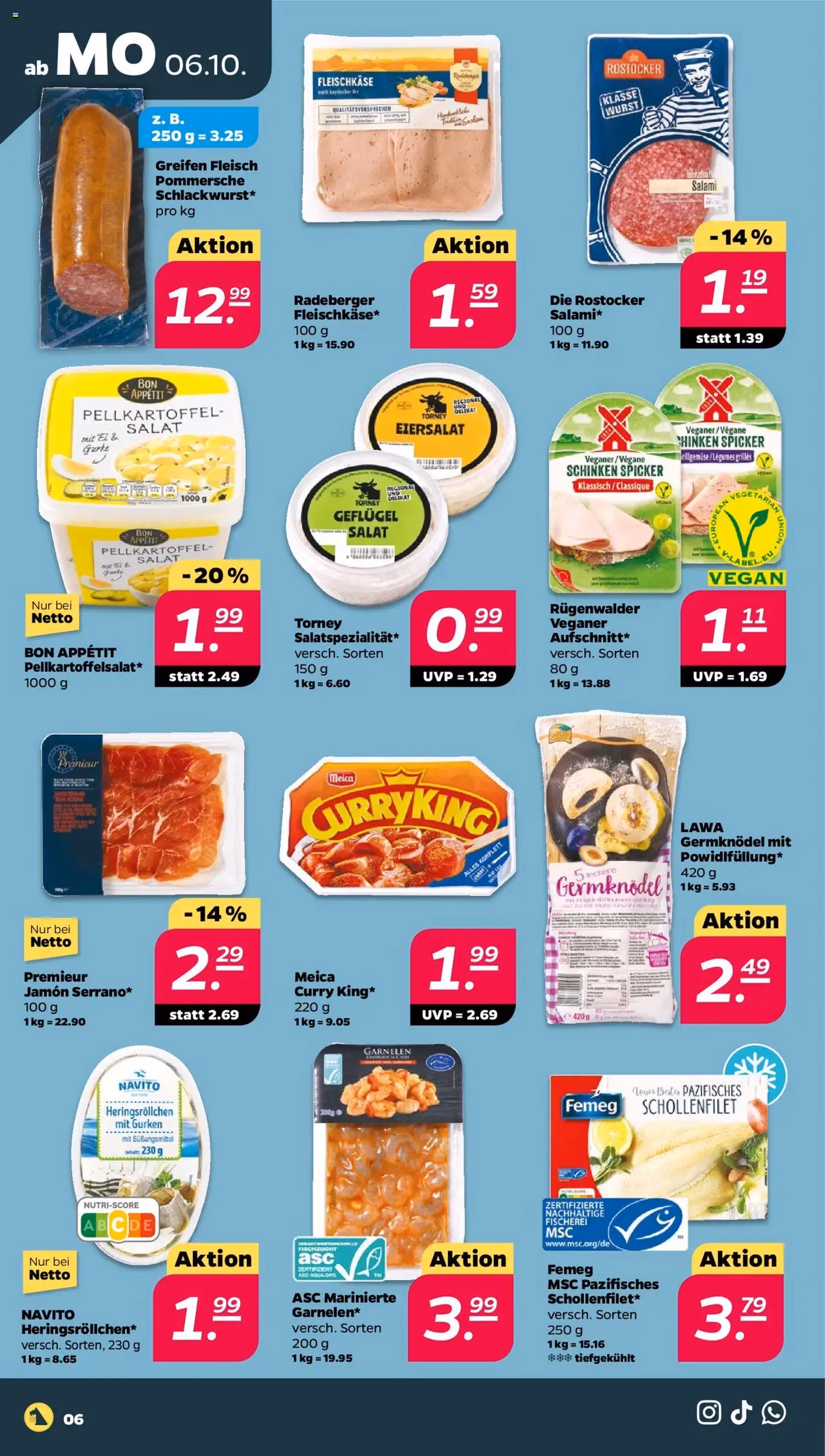 Netto Prospekt - Gültiger Prospekt ab 06.10.2025, Seite 6 von insgesamt 35