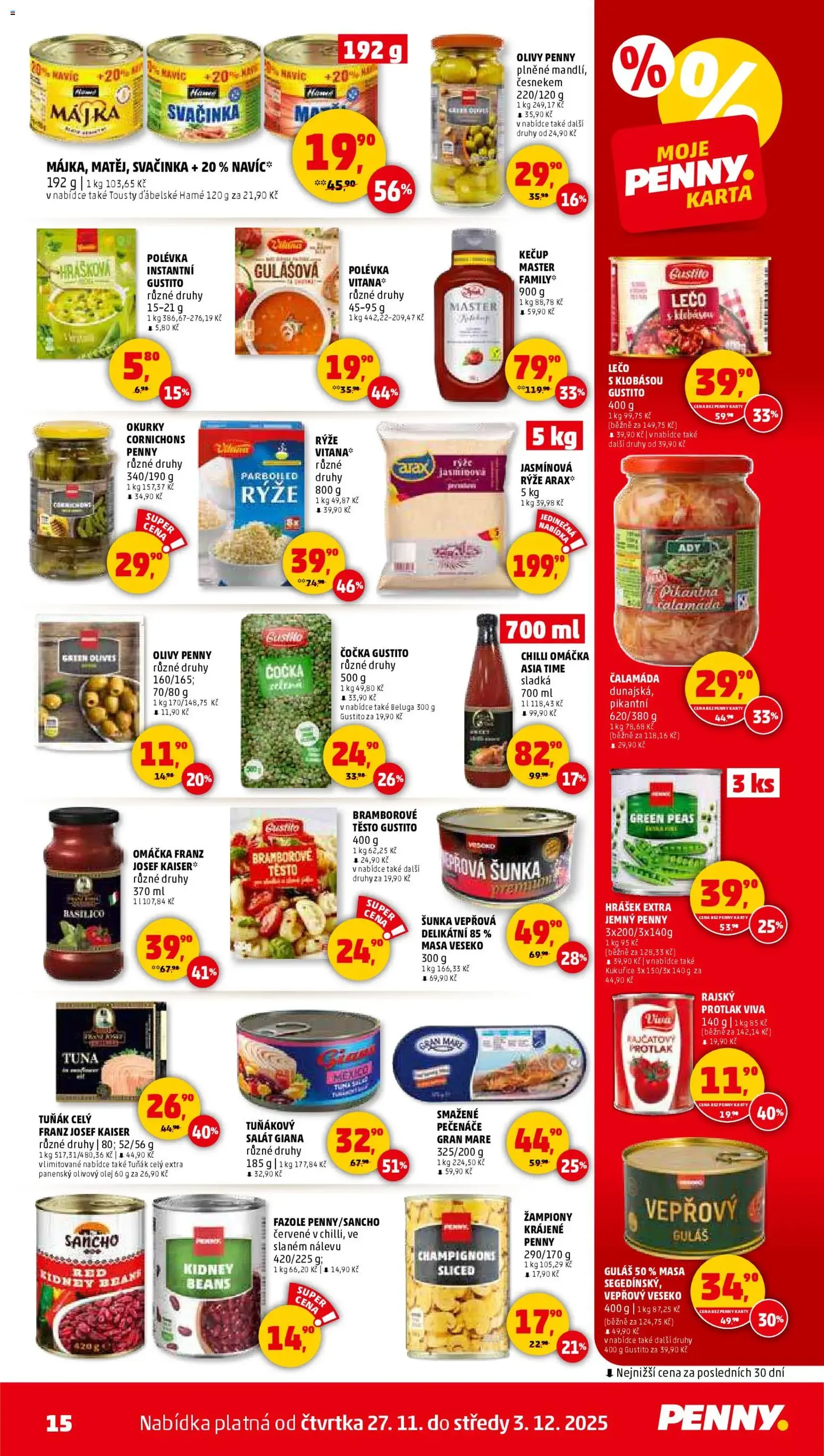 Penny Market leták - Čtvrtečník - platný leták od 27.11.2025 strana 15 z 37