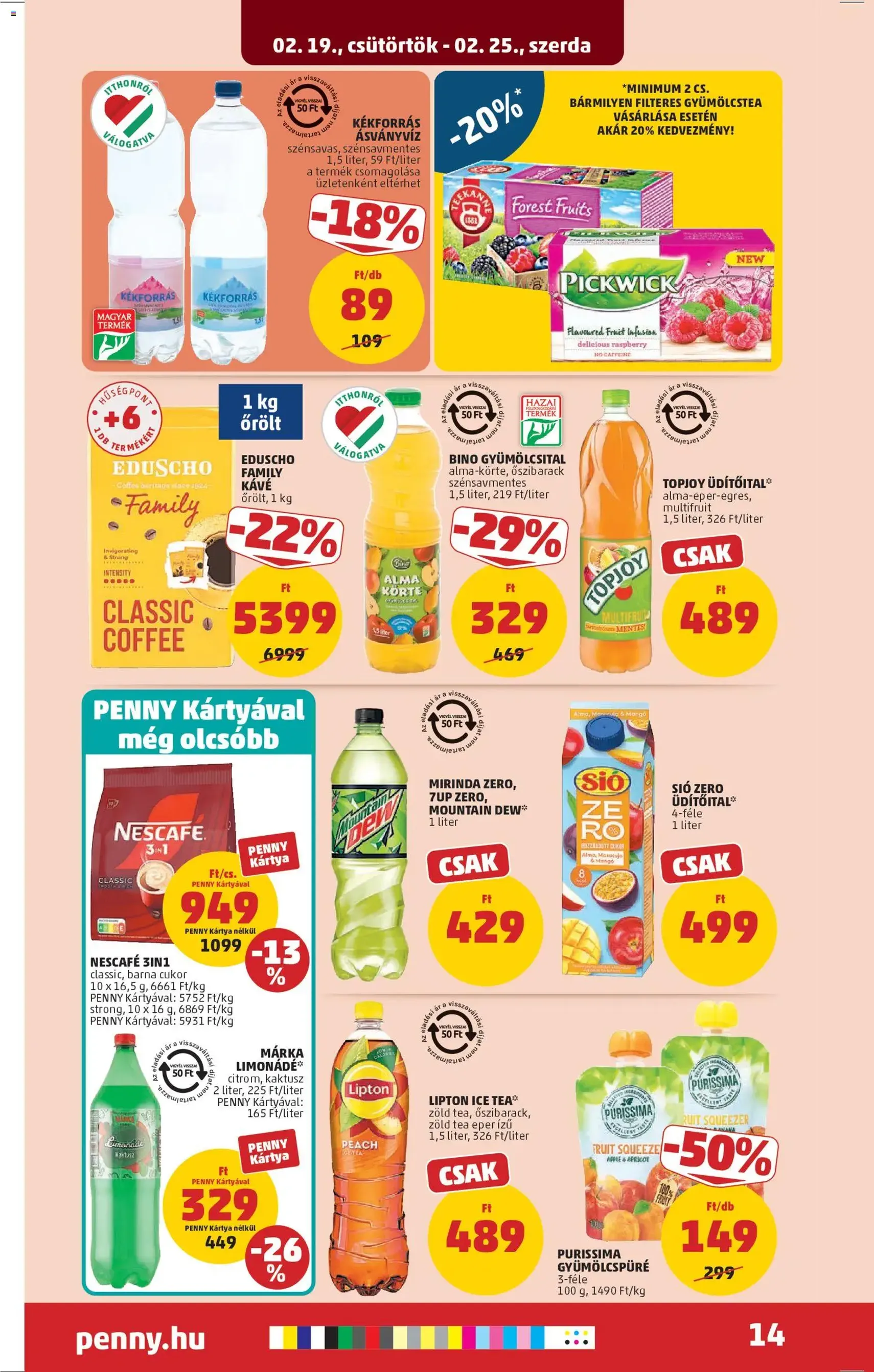PENNY Akciós újság - 2026.02.19. érvényes szórólap 18 oldal 38 oldalból