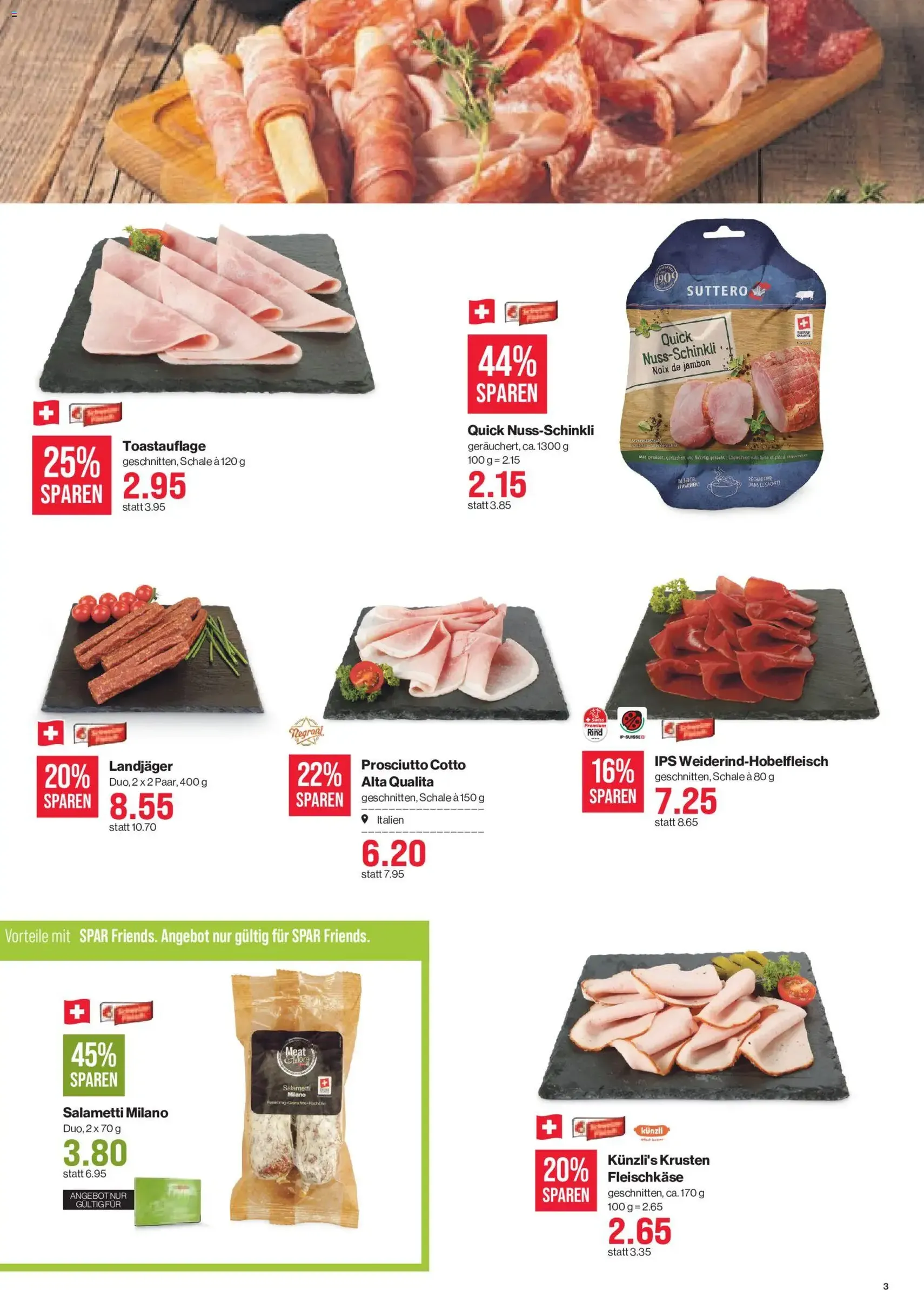 SPAR aktionen - Gültiger Prospekt ab 01.10.2026, Seite 3 von insgesamt 17