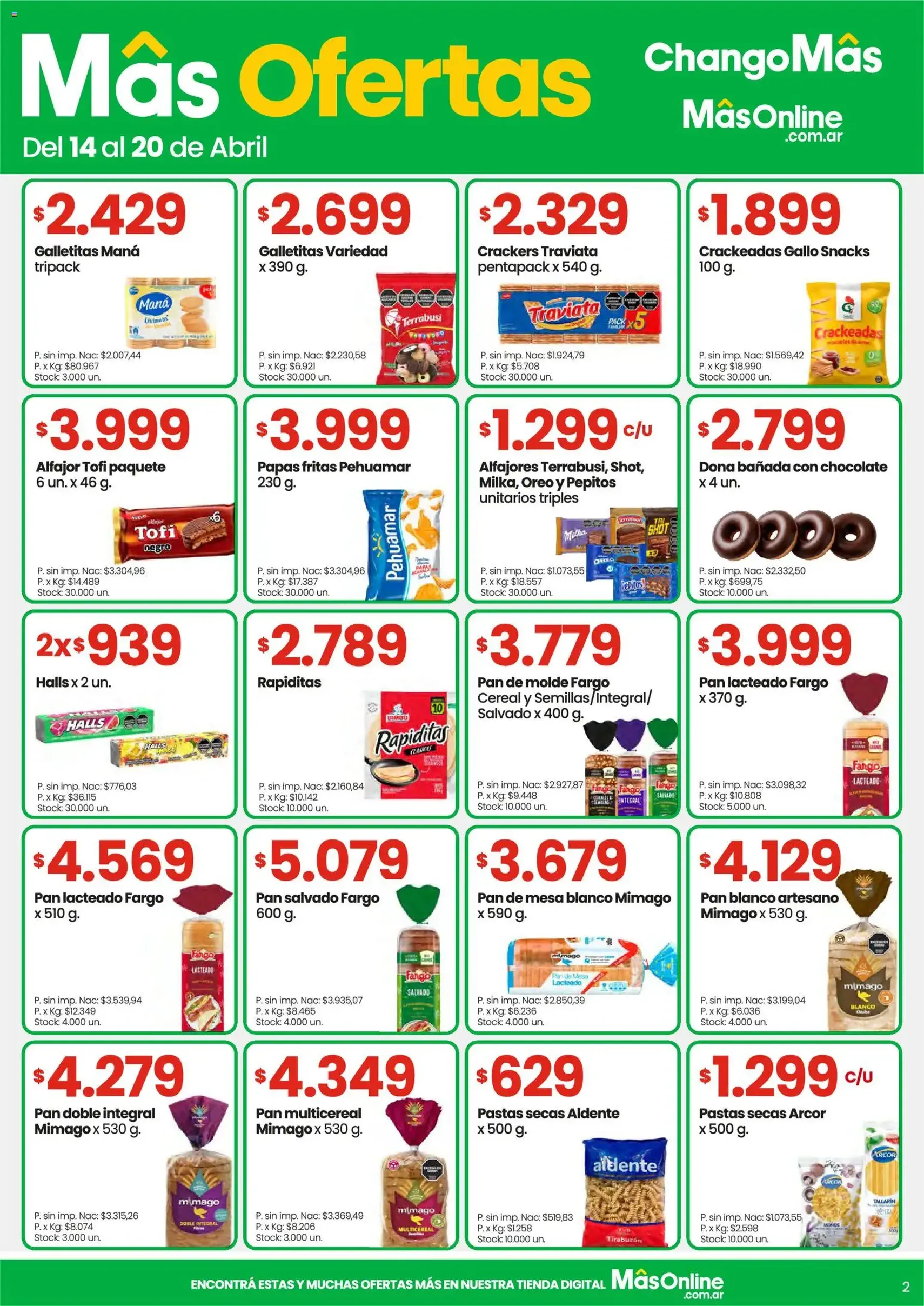 Changomas ofertas - folleto válido desde 14/04/2026 página 2 de 11