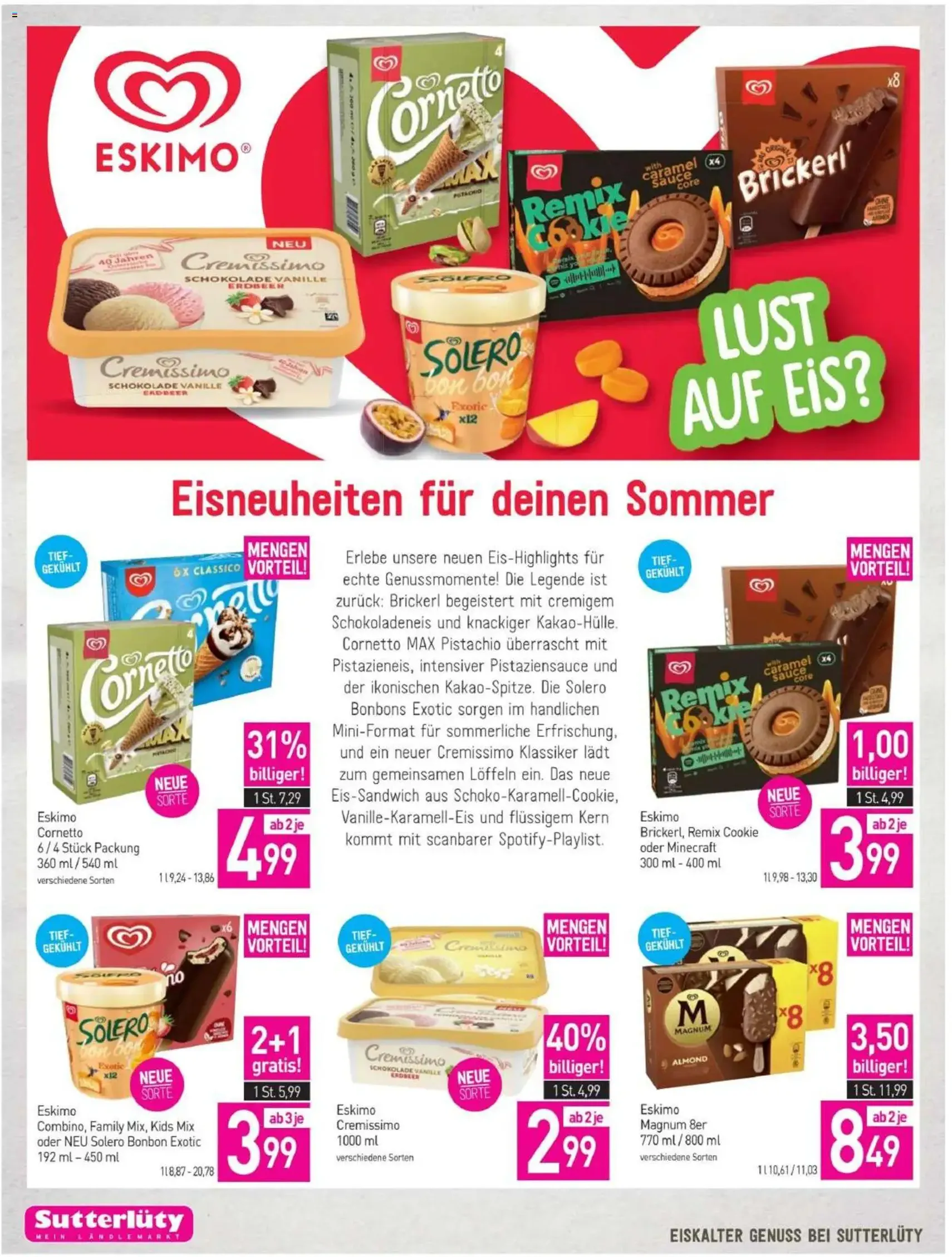 Sutterlüty Flugblatt - Gültiger Prospekt ab 26.03.2026, Seite 22 von insgesamt 24