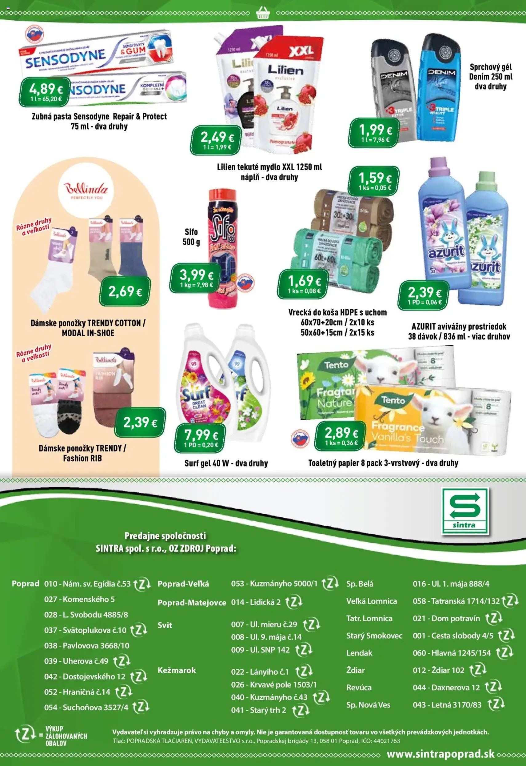 Sintra leták - platný leták od 16.04.2026 strana 12 z 12