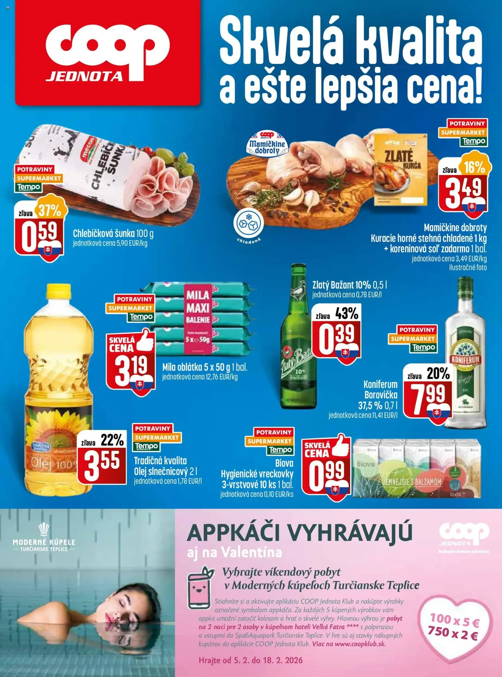 COOP Jednota leták - platný leták od 12.02.2026 strana 28 z 28