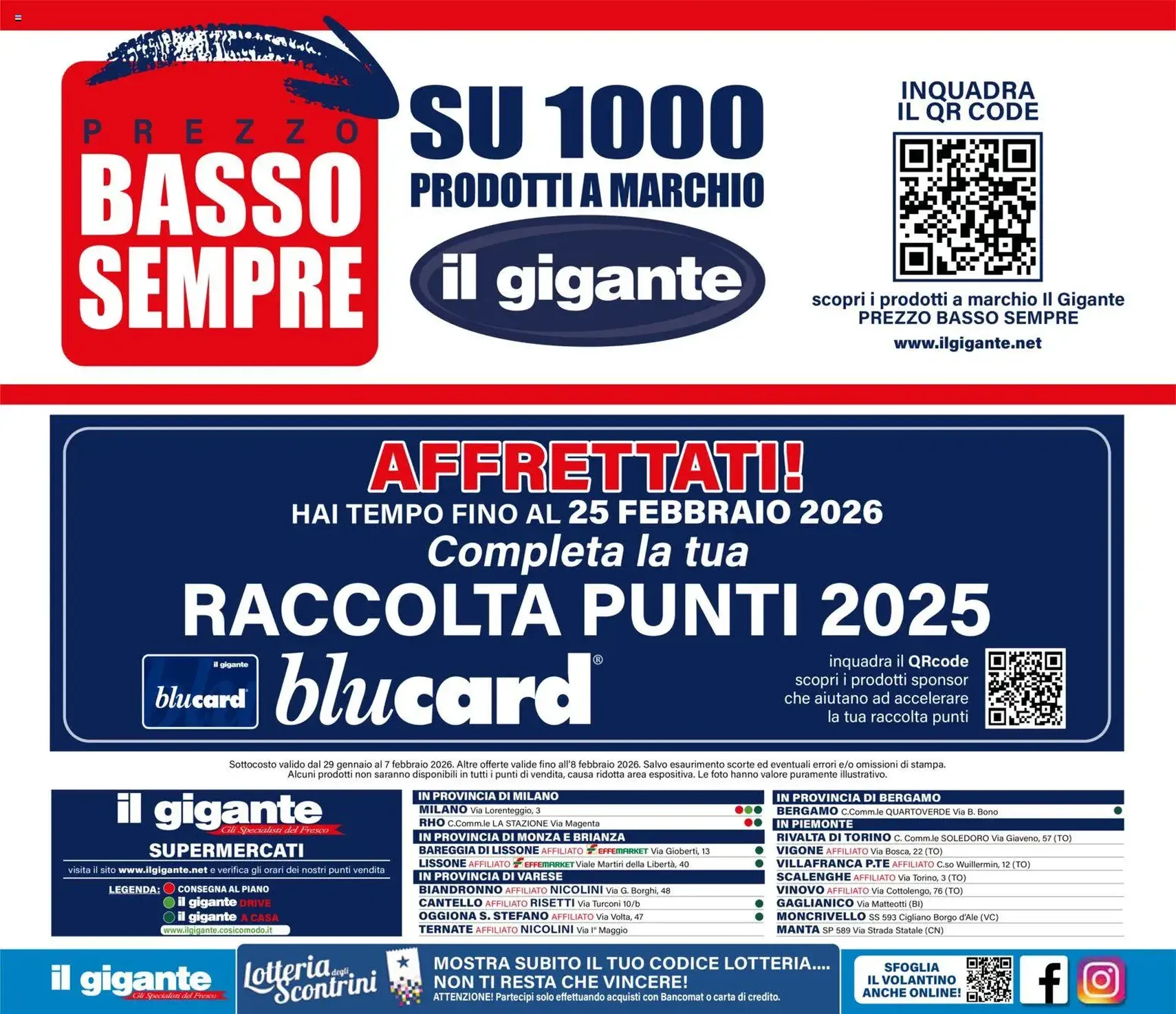 Volantino Il Gigante - volantino valido dal 29/01/2026 pagina 24 di 24