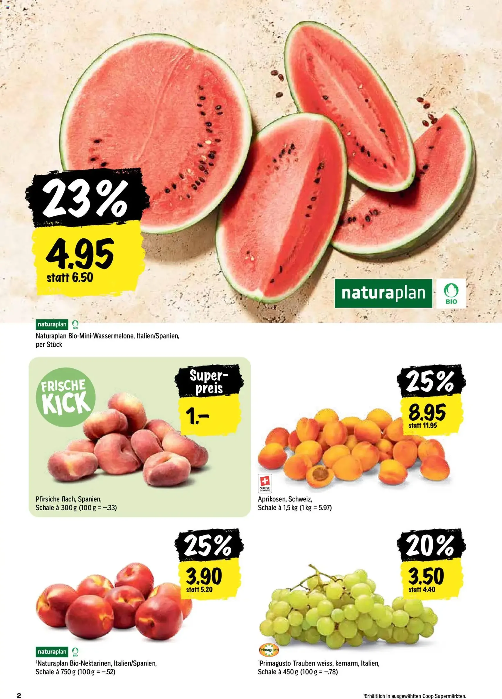 Coop aktionen - Gültiger Prospekt ab 02.07.2026, Seite 2 von insgesamt 24