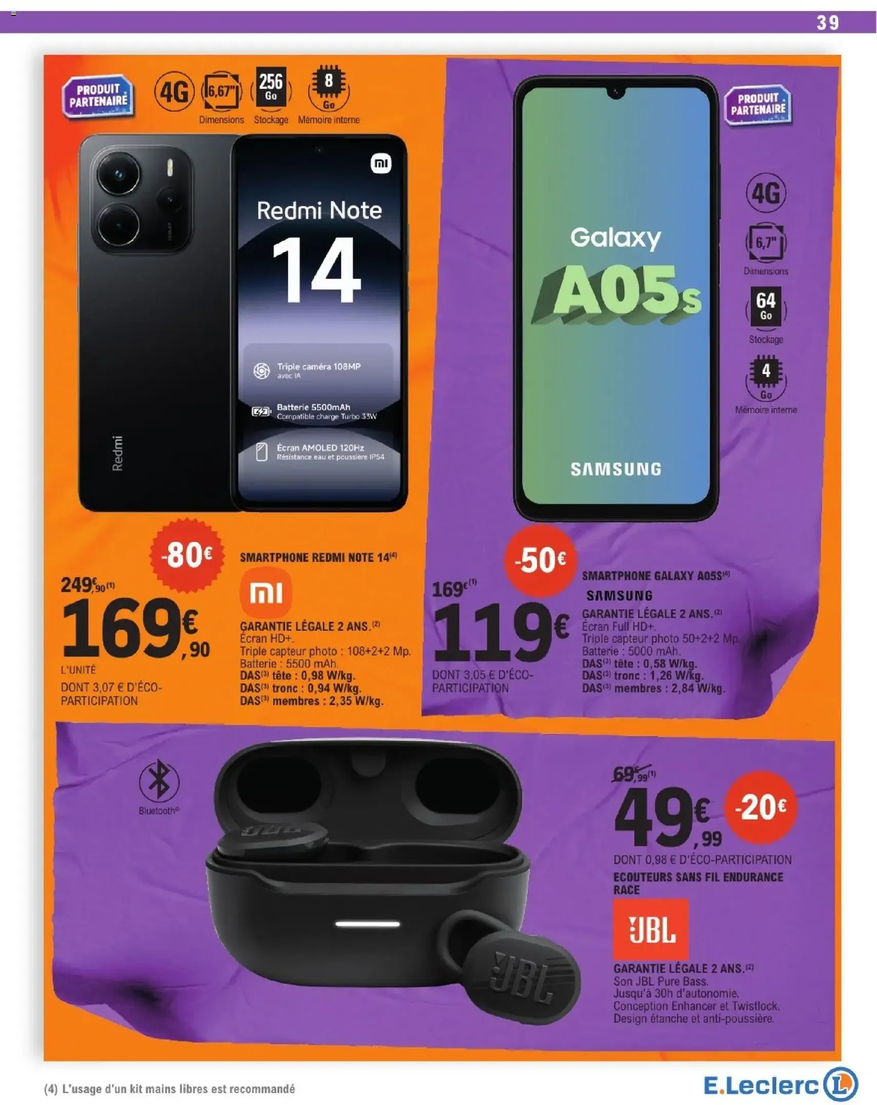 E.Leclerc catalogue semaine 46 - brochure valable à partir du 11/11/2025, page 39 sur 40