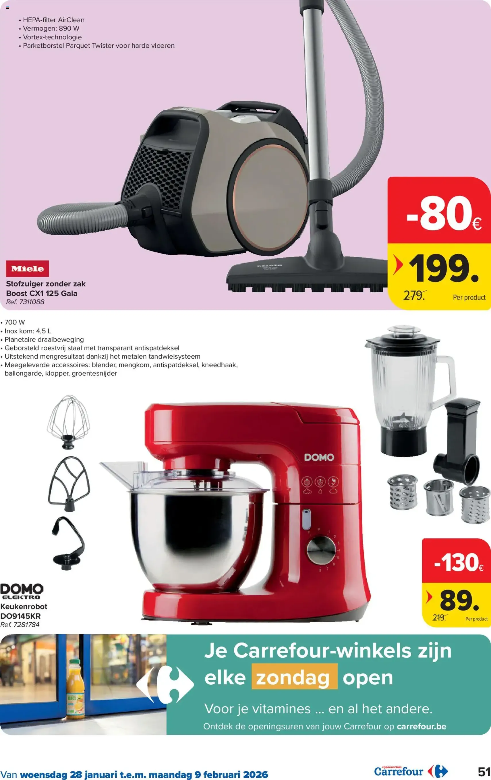 Carrefour folder week 5 - geldige folder vanaf 28/01/2026 pagina 51 van 63