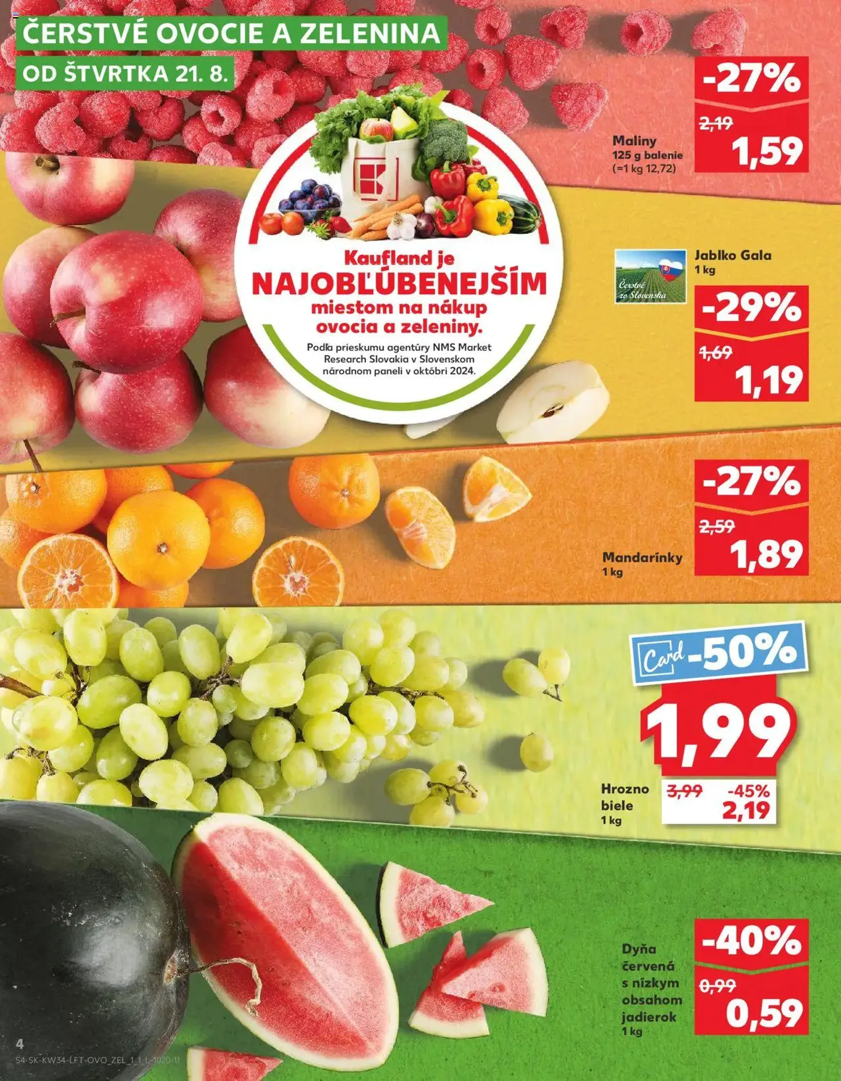 Kaufland SK Bratislava-Devínska Nová Ves - 2025.08.21. érvényes szórólap 4 oldal 78 oldalból