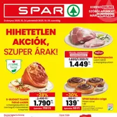 Spar Akciós újság - szórólap előnézete érvényes 2025.10.24. -tól