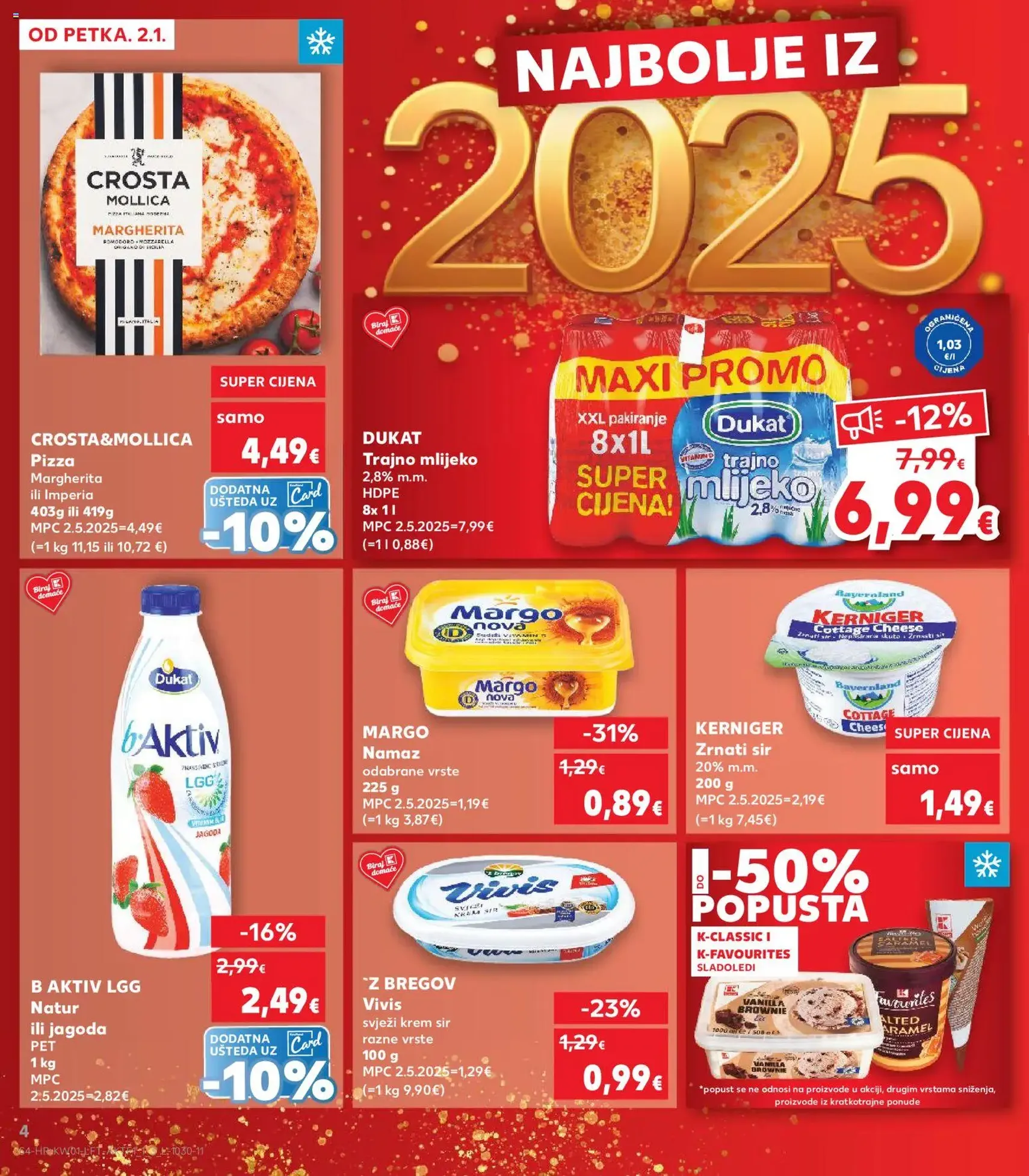 Kaufland HR Akciós újság - 2026.01.02. érvényes szórólap 4 oldal 24 oldalból