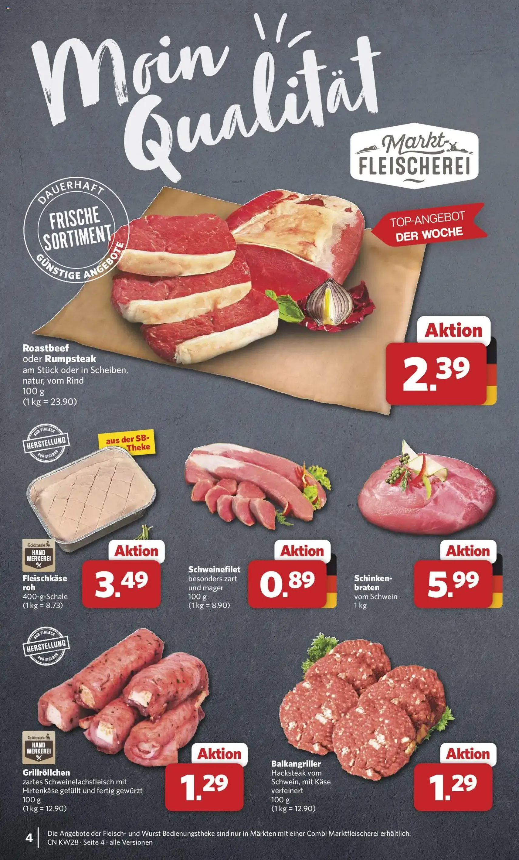 Combi Prospekt - Gültiger Prospekt ab 06.07.2026, Seite 4 von insgesamt 35