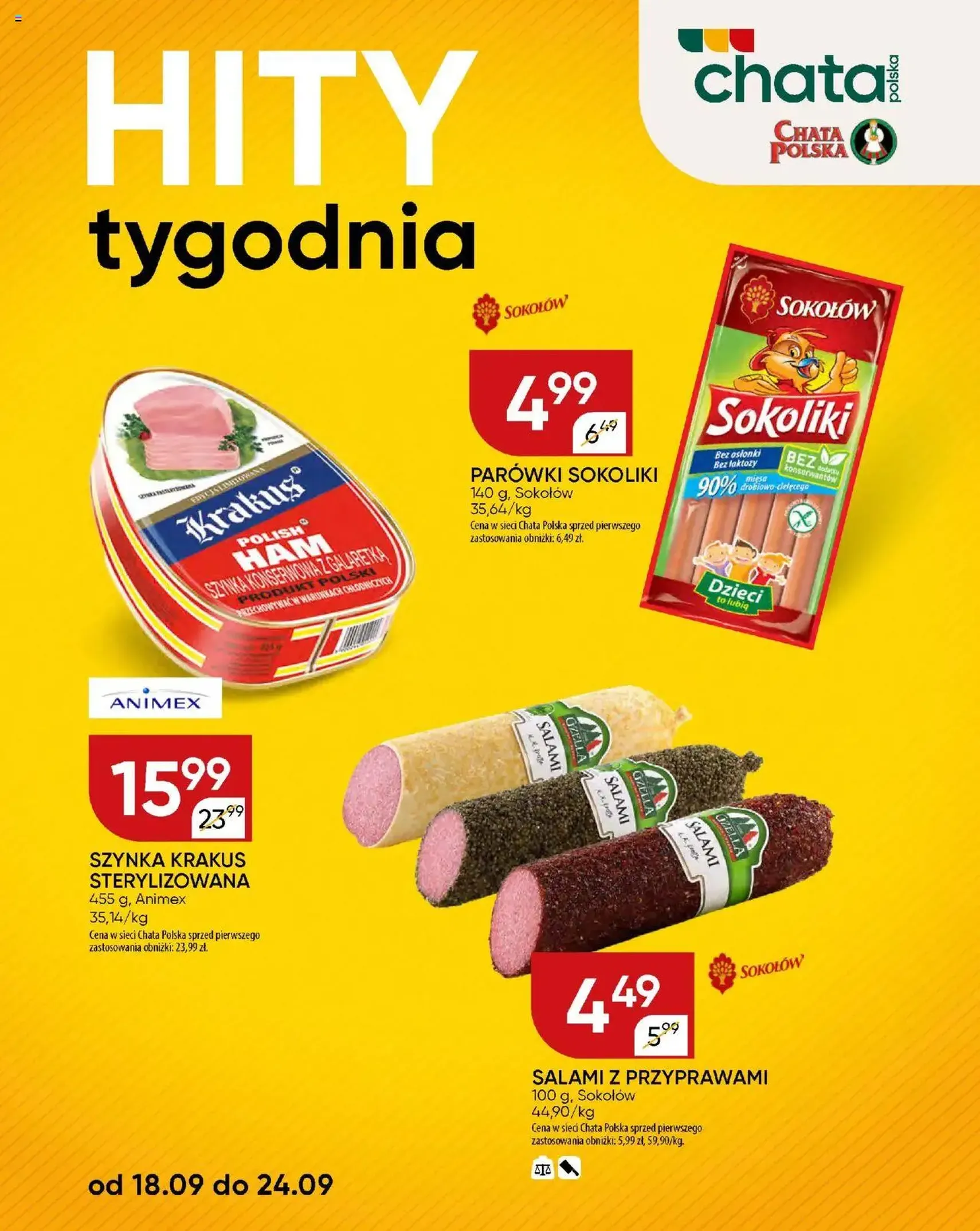 Chata Polska Gazetka - ważny gazetka od 18.09.2025 strona 1 z 3