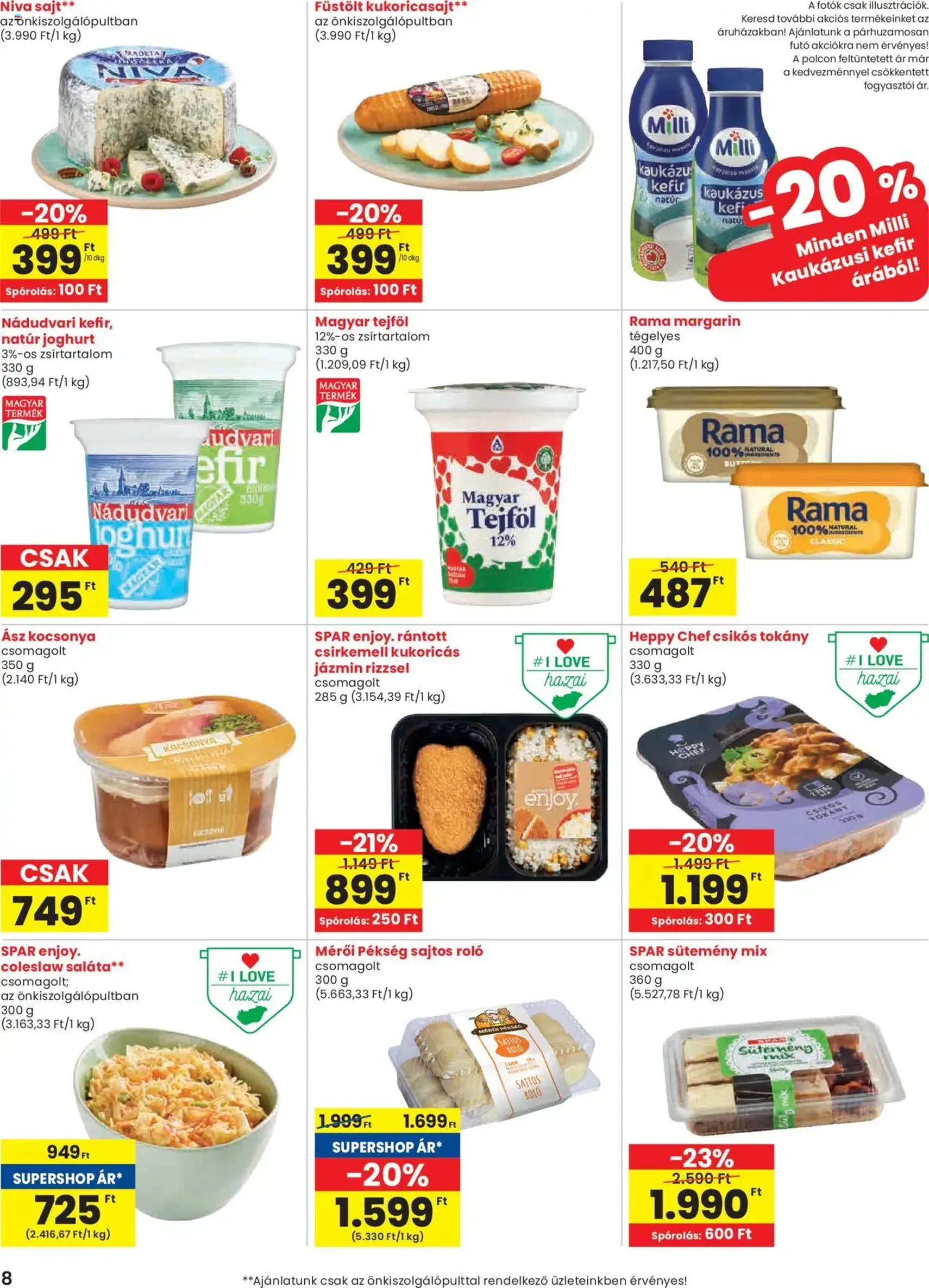 Spar Akciós újság - 2025.10.16. érvényes szórólap 8 oldal 20 oldalból Spar Akciós újság - 2025.10.16. érvényes szórólap 8 oldal 20 oldalból