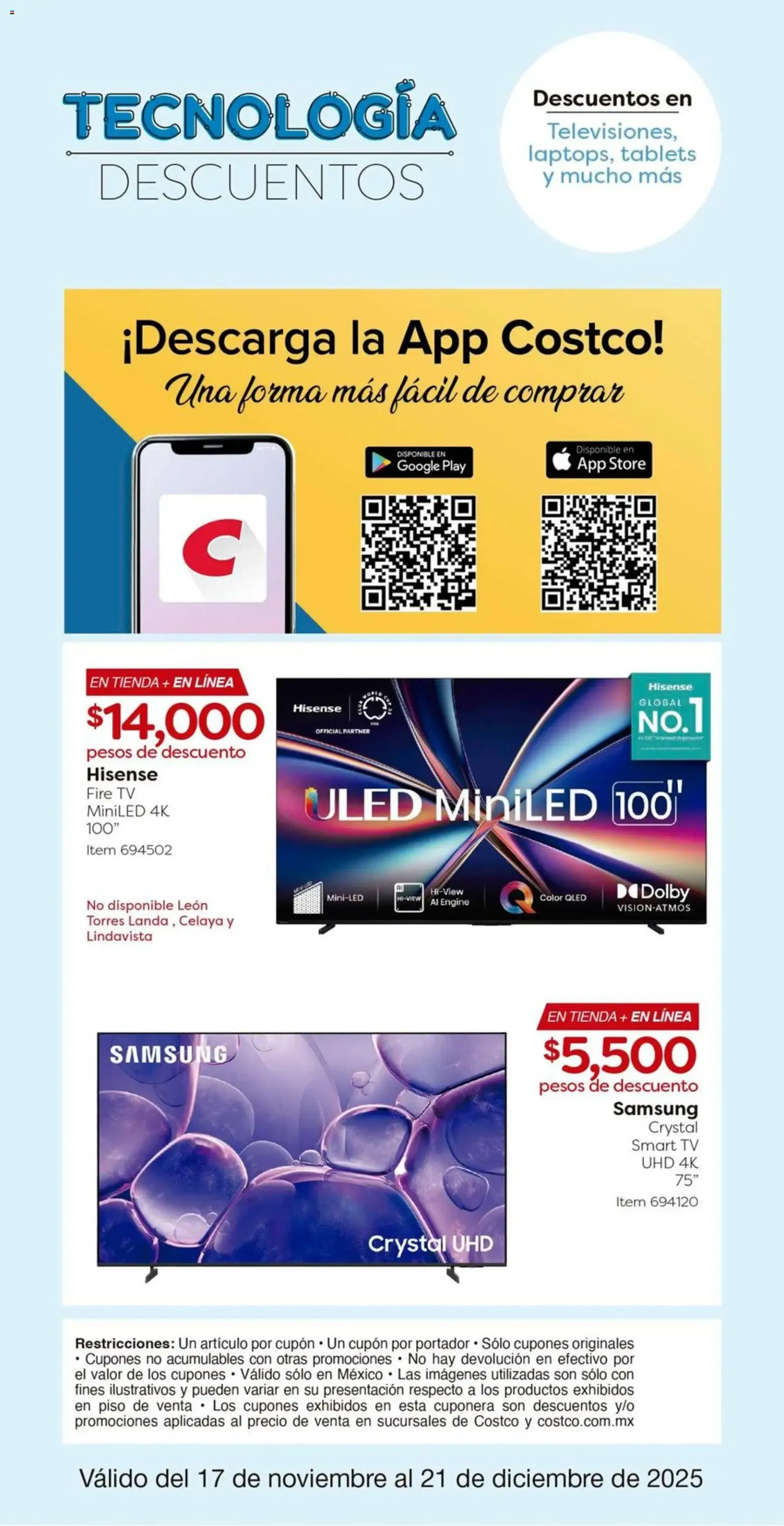 Costco catálogo - folleto válido desde 17/11/2025 página 3 de 40