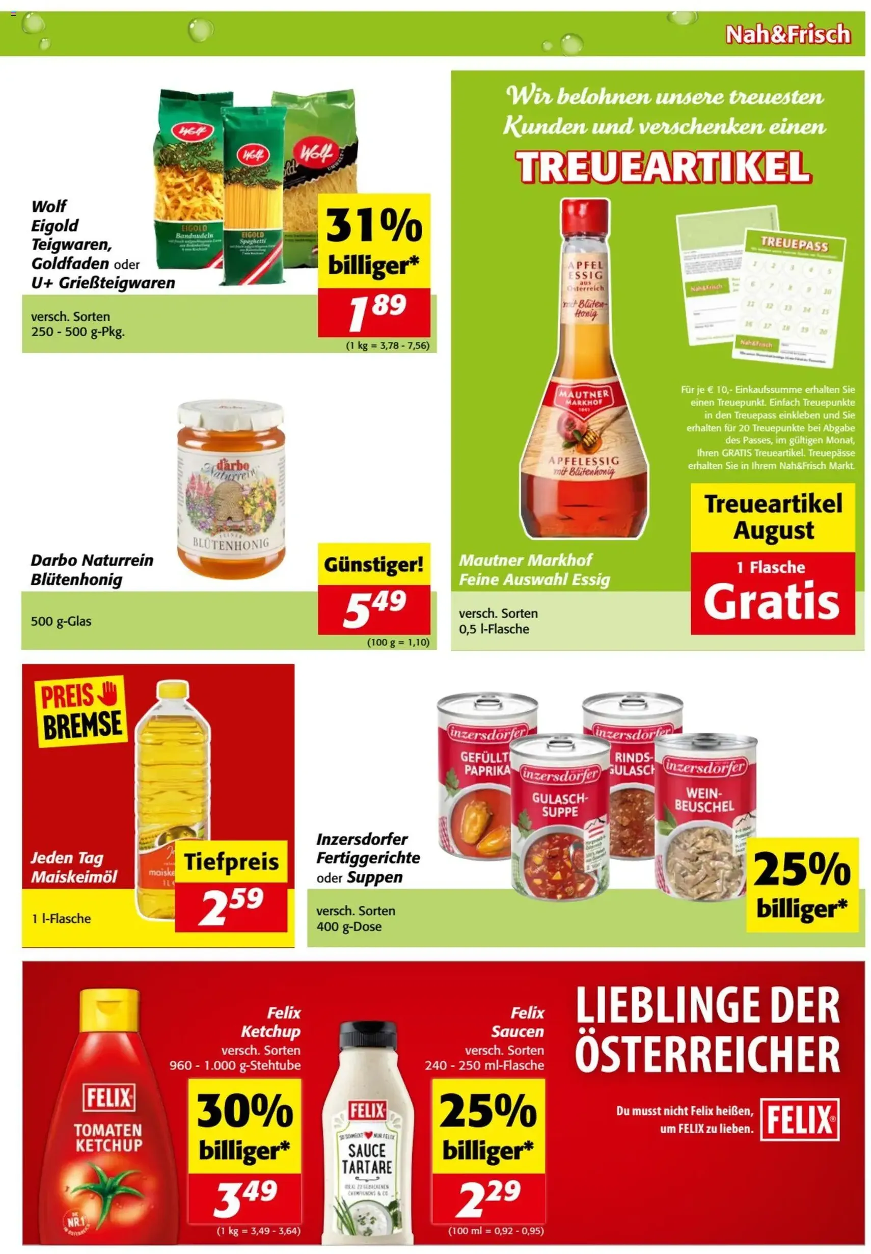Nah und Frisch Flugblatt - Gültiger Prospekt ab 29.07.2026, Seite 5 von insgesamt 8