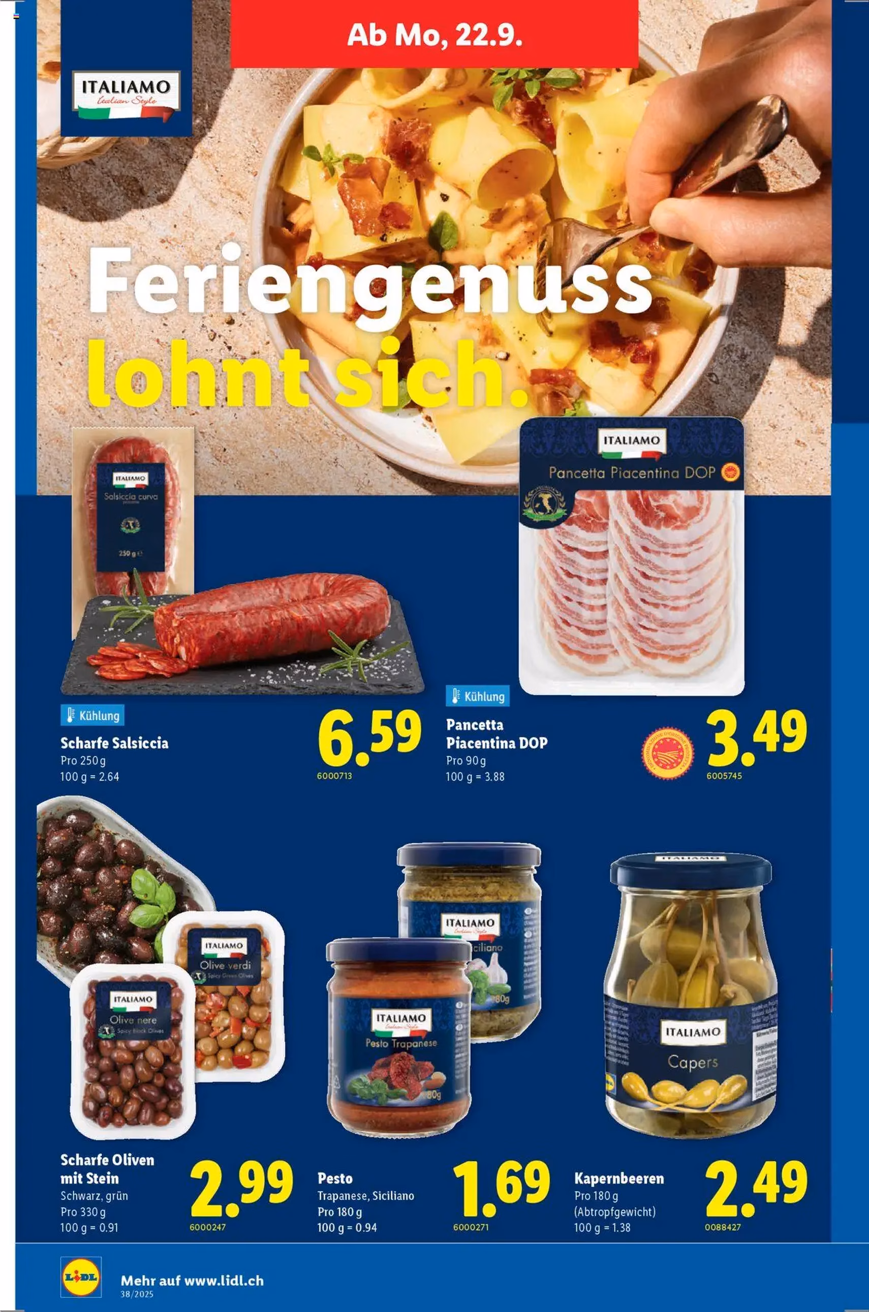 Lidl Aktionen - Gültiger Prospekt ab 18.09.2025, Seite 22 von insgesamt 32