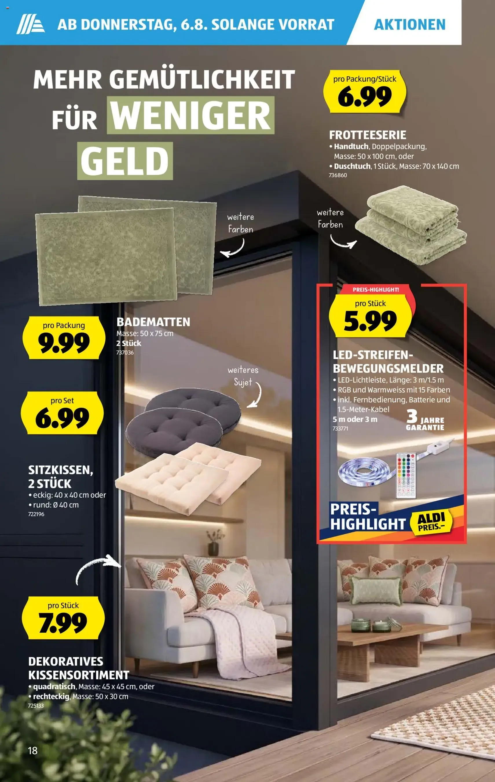 Aldi aktionen - Gültiger Prospekt ab 06.08.2026, Seite 18 von insgesamt 36