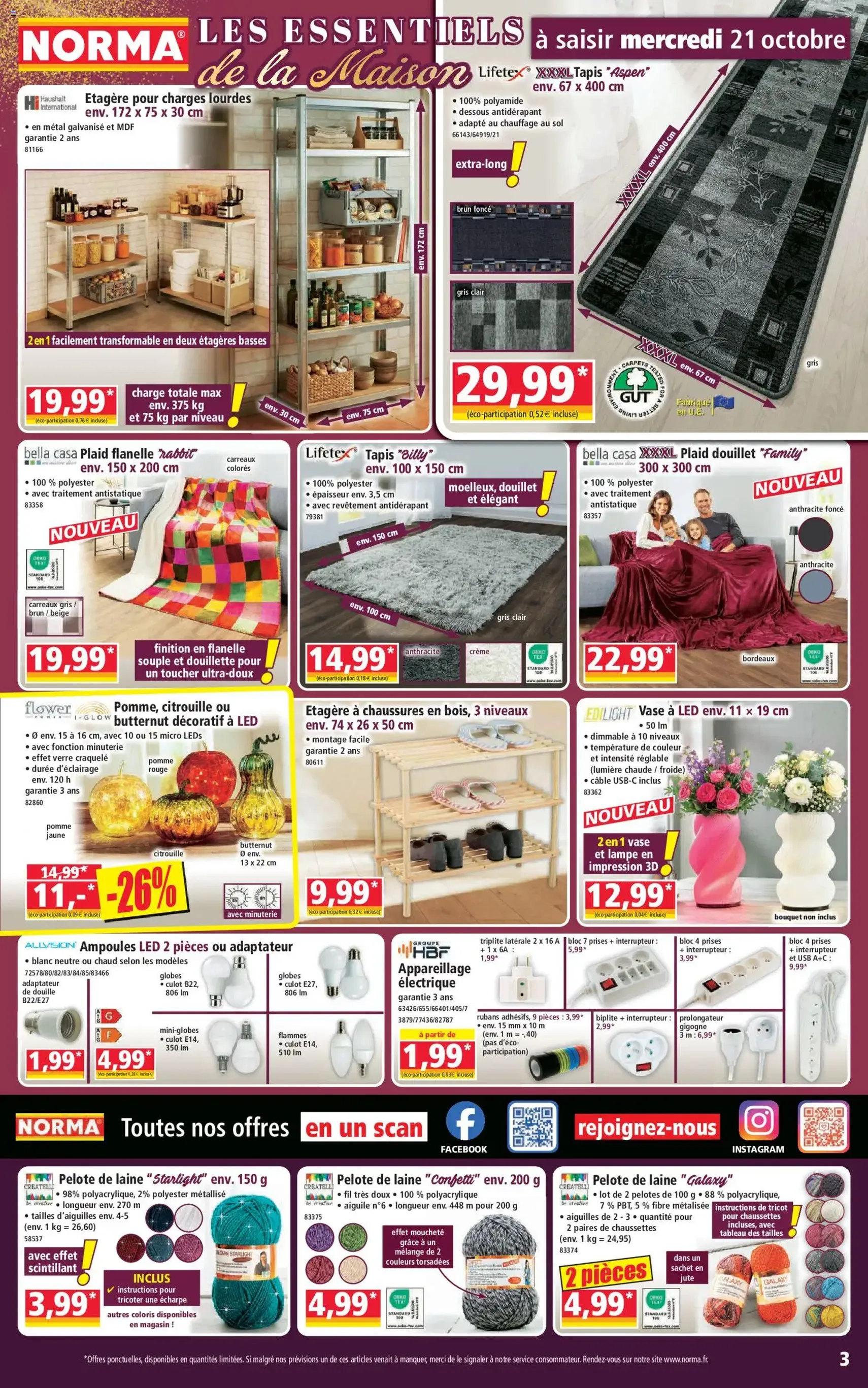 Norma catalogue - brochure valable à partir du 21/10/2026, page 3 sur 12