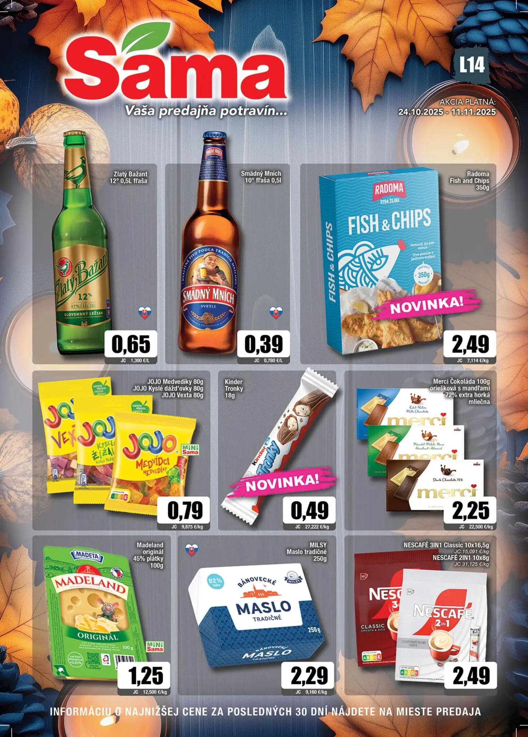 Sama leták - platný leták od 24.10.2025 strana 1 z 12 Sama leták - platný leták od 24.10.2025 strana 1 z 12