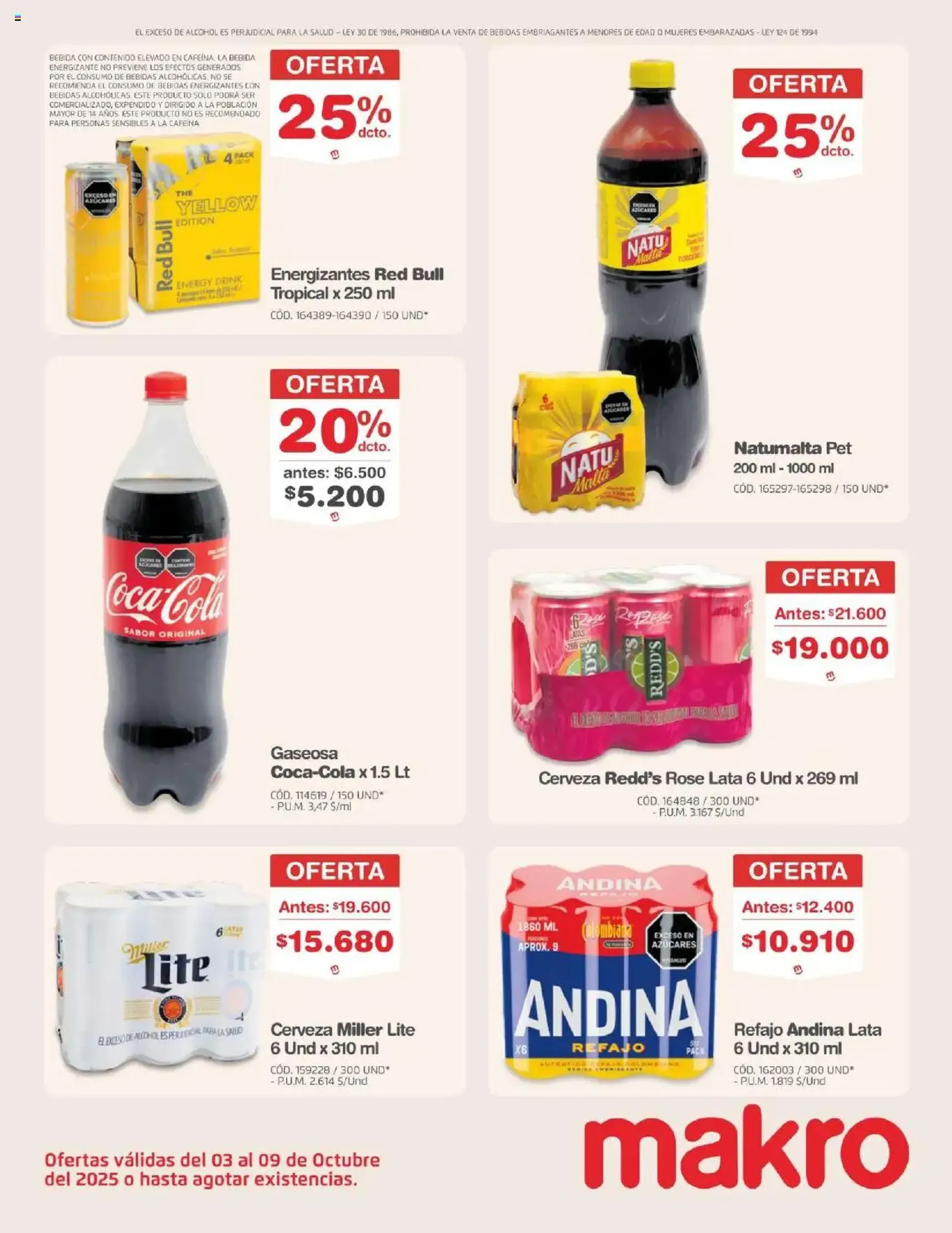 Makro - Quincena - folleto válido desde 03/10/2025 página 10 de 30 Makro - Quincena - folleto válido desde 03/10/2025 página 10 de 30