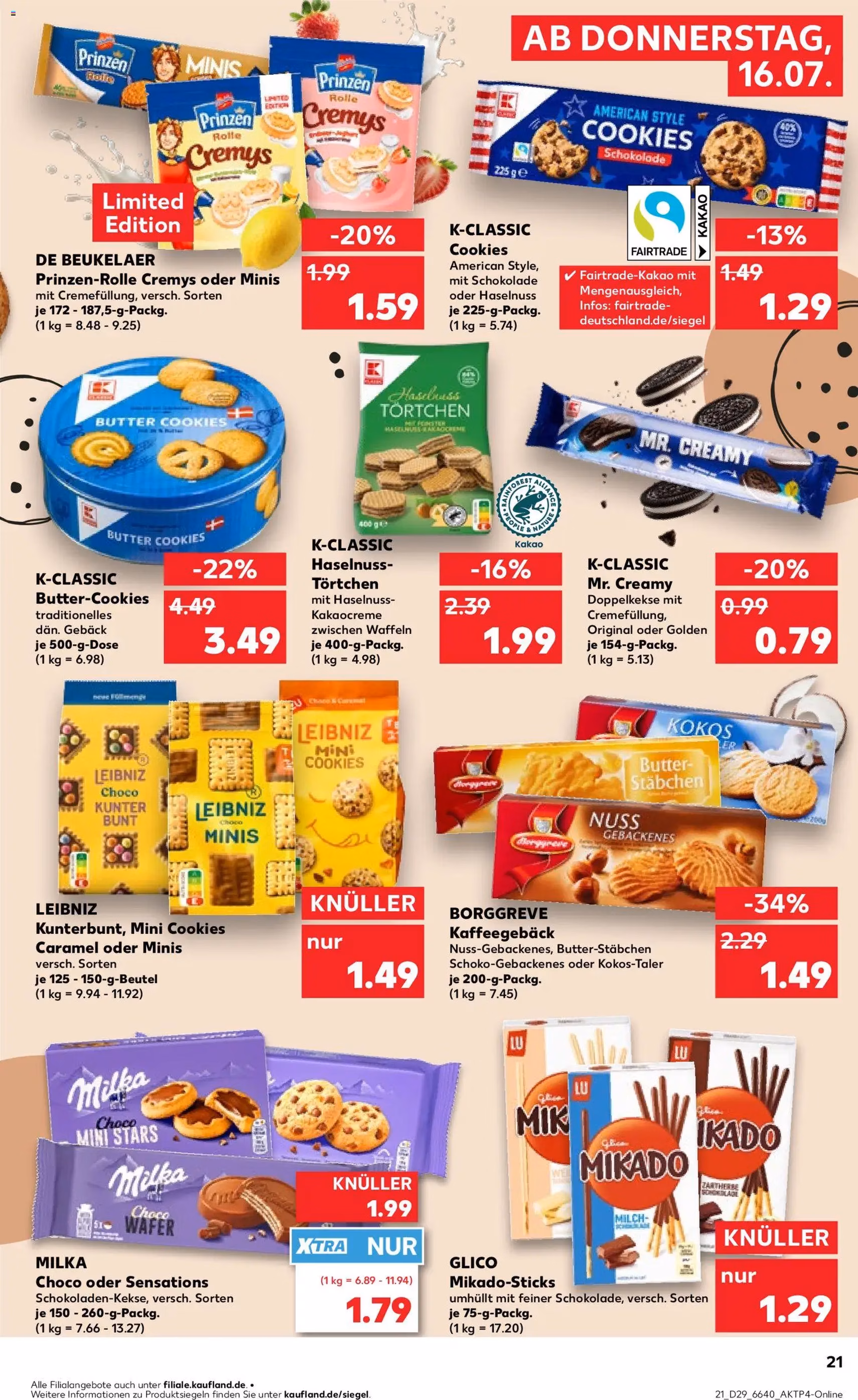 Kaufland Prospekt - Gültiger Prospekt ab 16.07.2026, Seite 21 von insgesamt 56