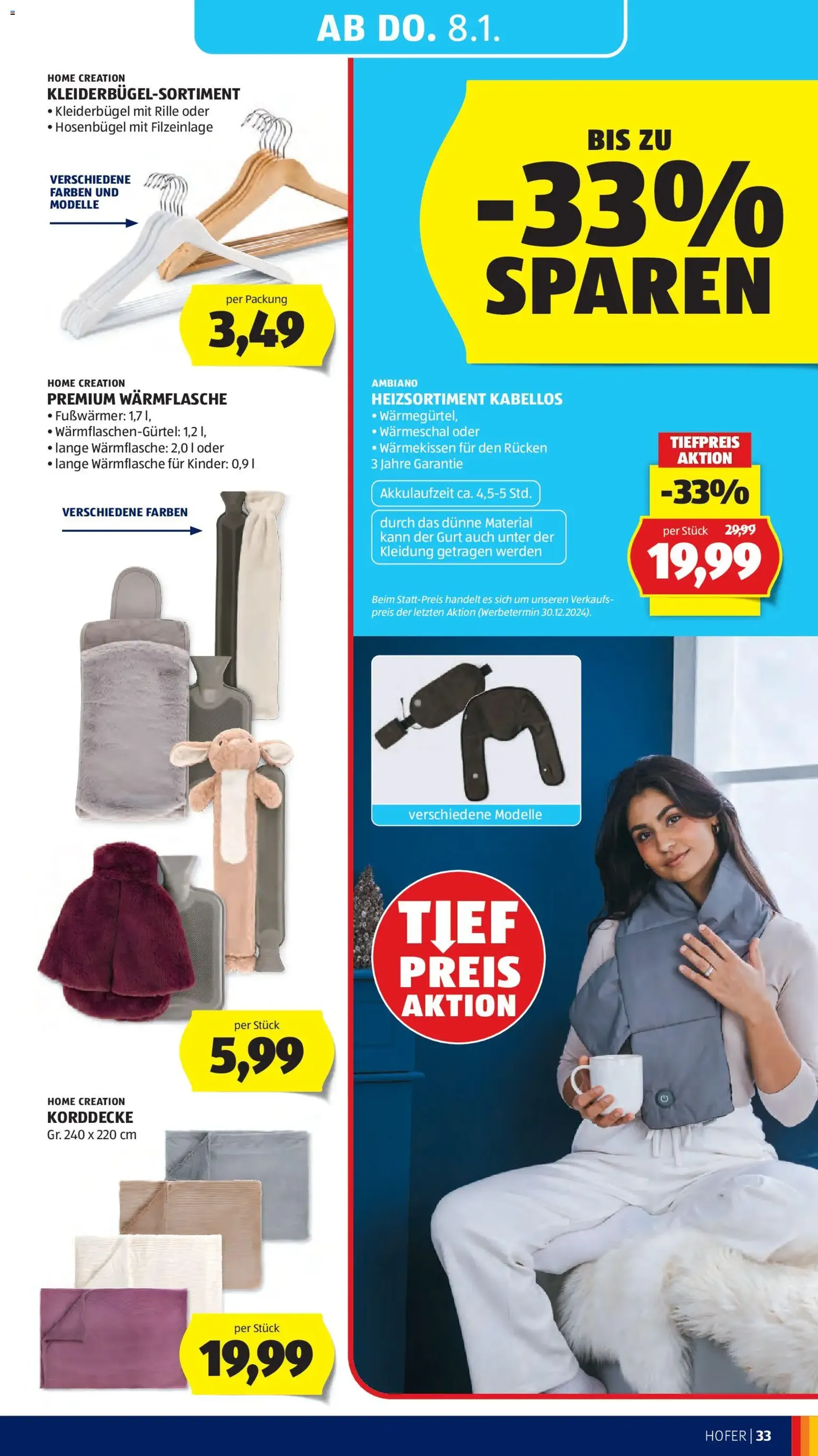 Hofer Flugblatt - Gültiger Prospekt ab 02.01.2026, Seite 37 von insgesamt 45