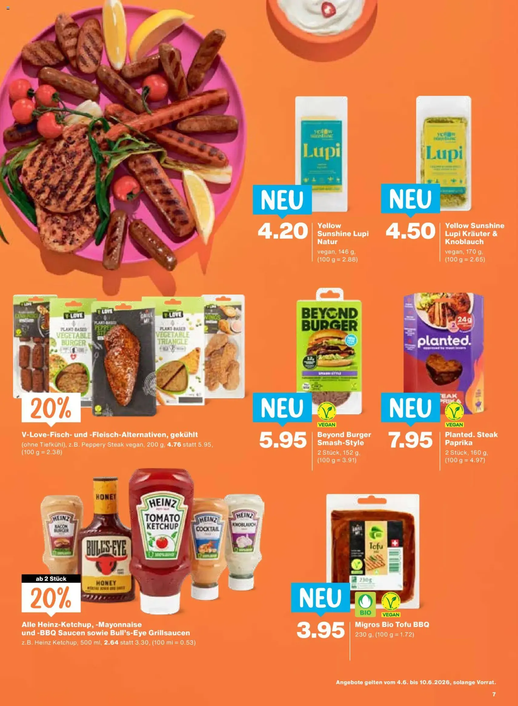 Migros aktionen - Gültiger Prospekt ab 04.06.2026, Seite 7 von insgesamt 24