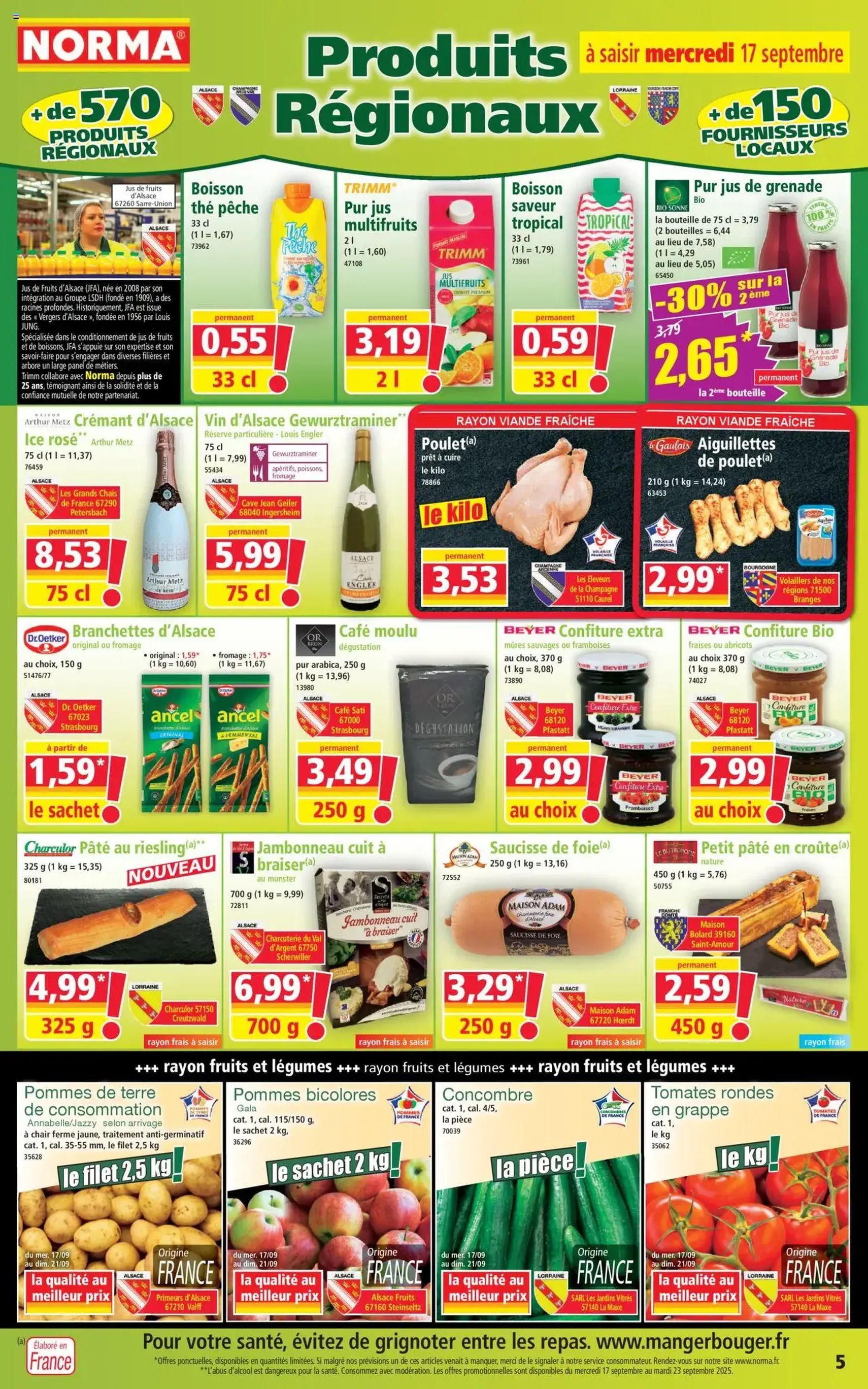 Norma catalogue - brochure valable à partir du 17/09/2025, page 5 sur 14