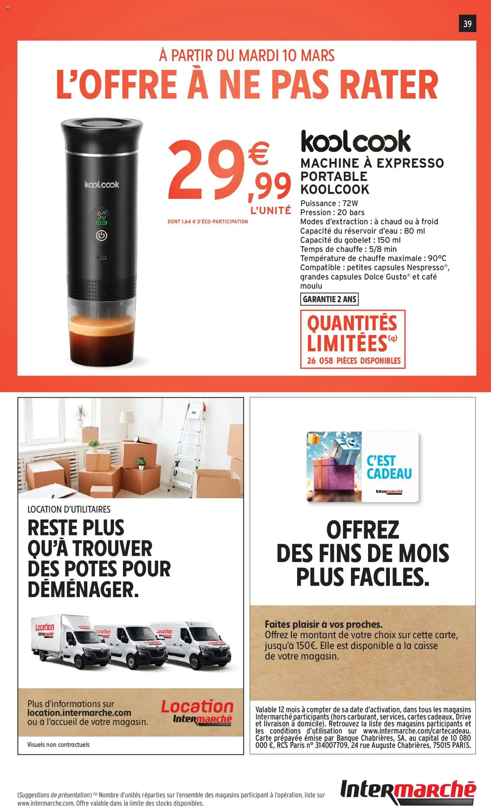 Intermarché catalogue semaine 11 - brochure valable à partir du 10/03/2026, page 39 sur 40